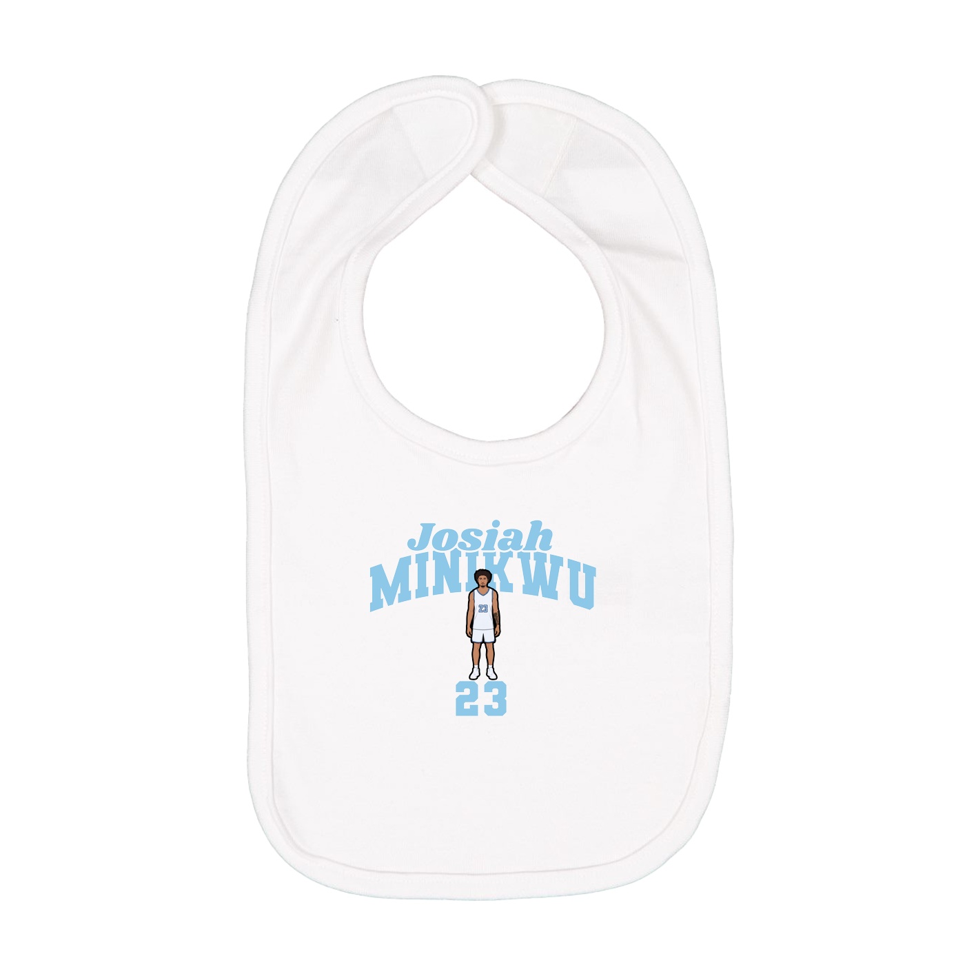 Infant Bib — Signature Arch in White