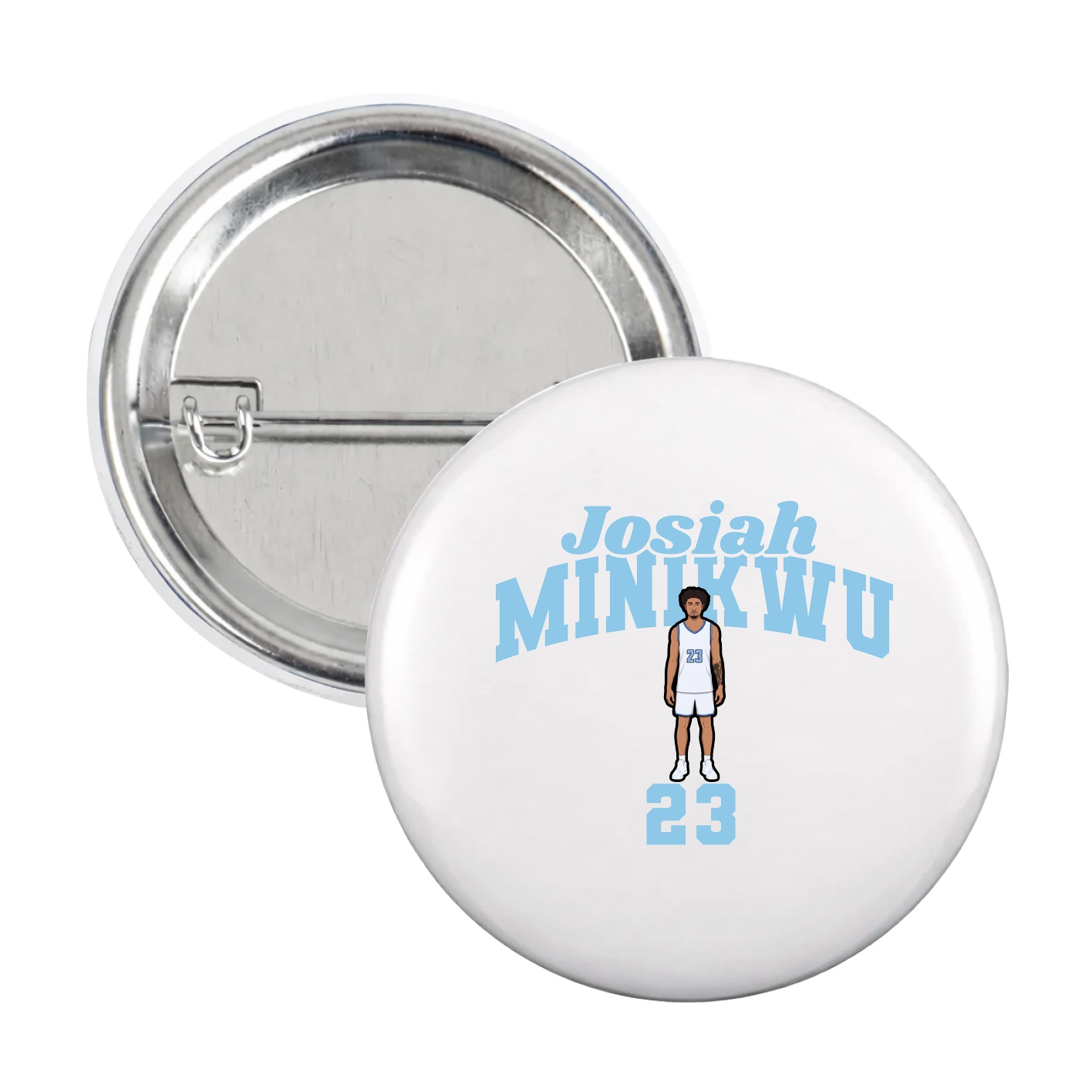 Game Day Button — Signature Arch in White