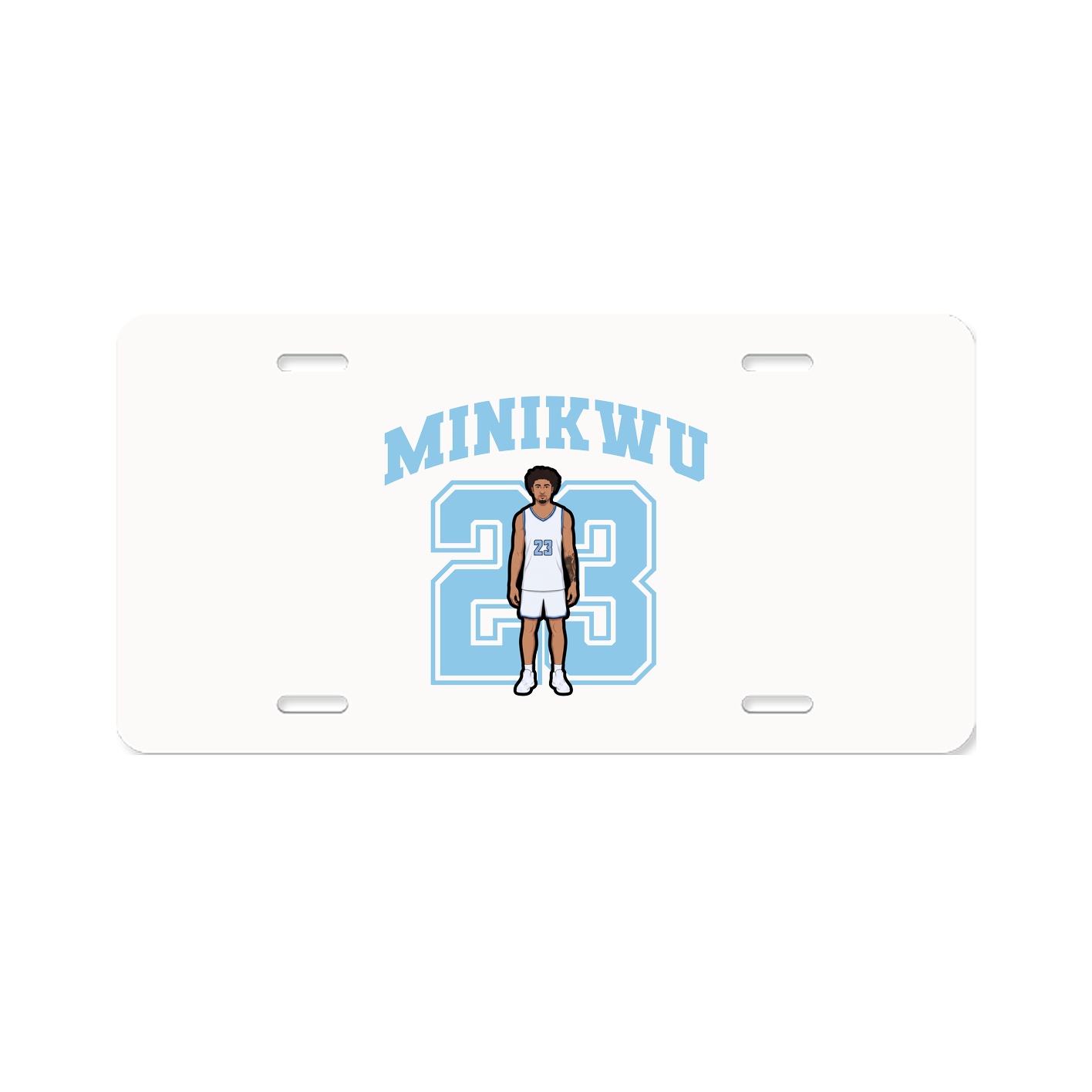 License Plate — Number in Classic