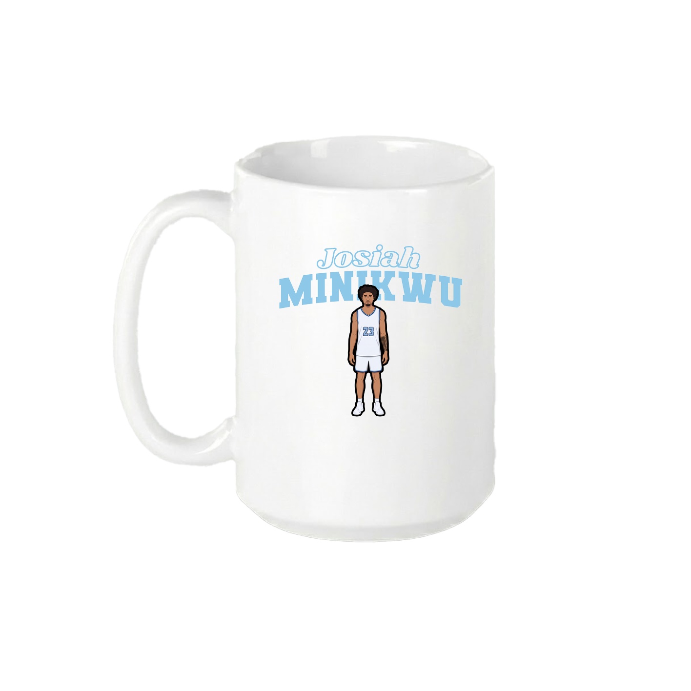 15oz Coffee Mug — Name Arch in White
