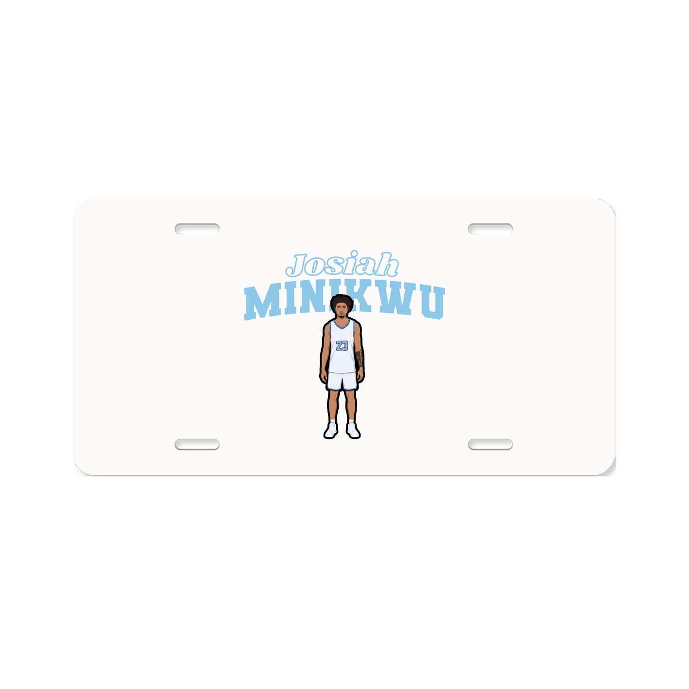 License Plate — Name Arch in Classic