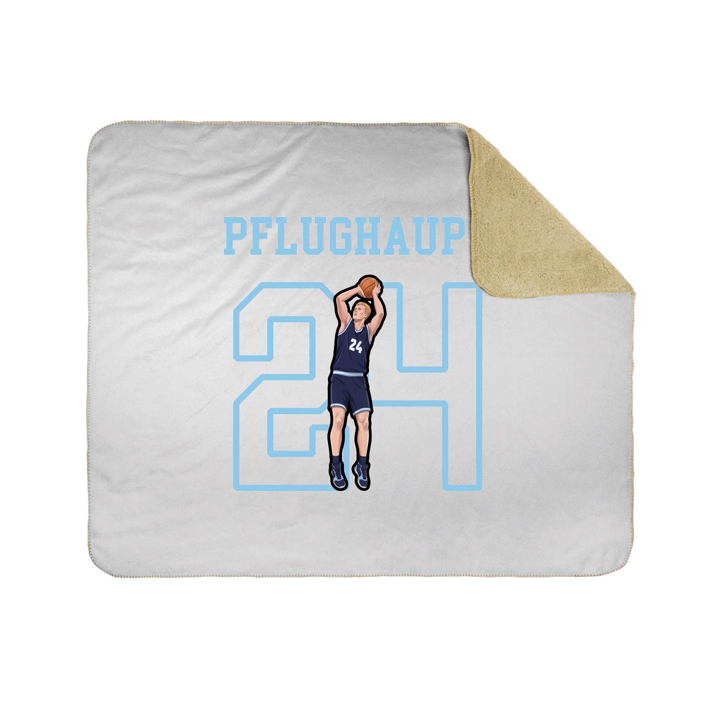 Throw Blanket — Shirsey in White