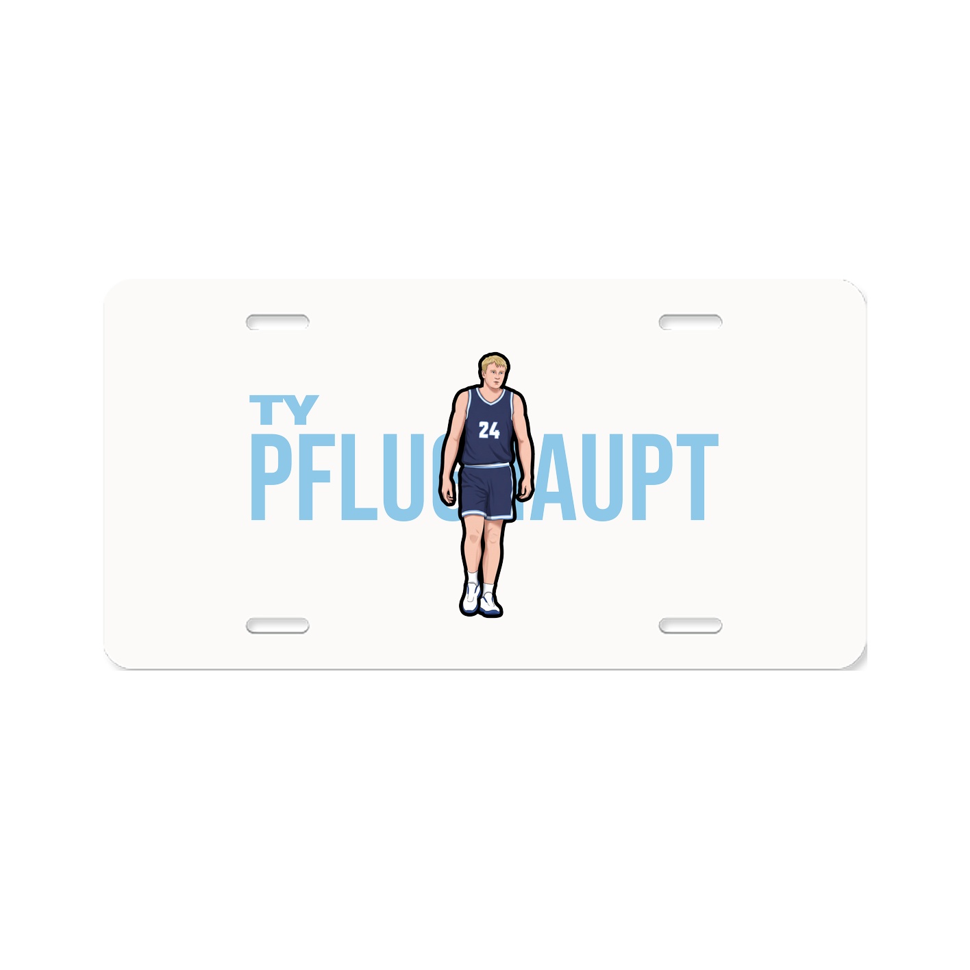 License Plate — Player Name in Classic