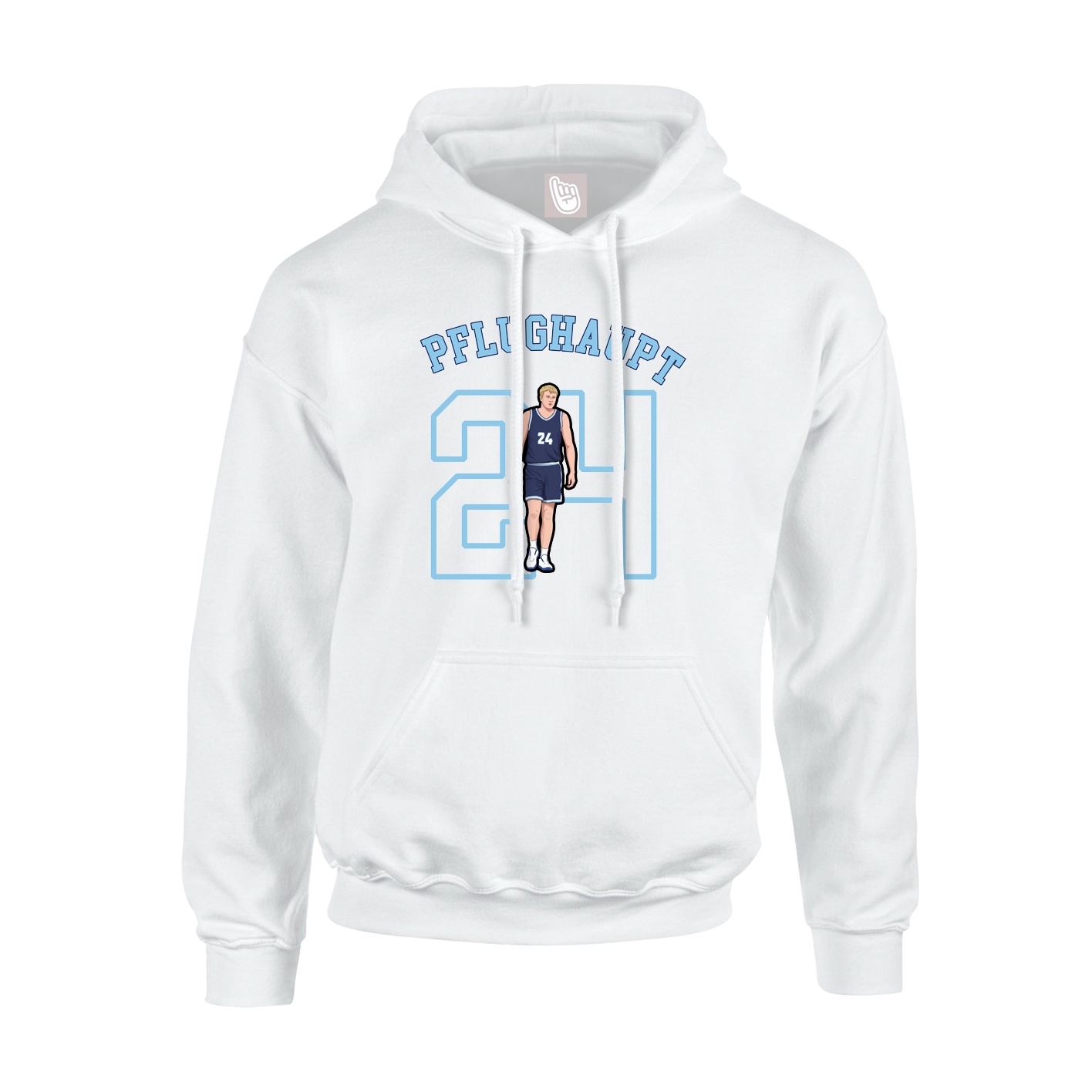 Youth Hoodie — Shirsey Arch in White