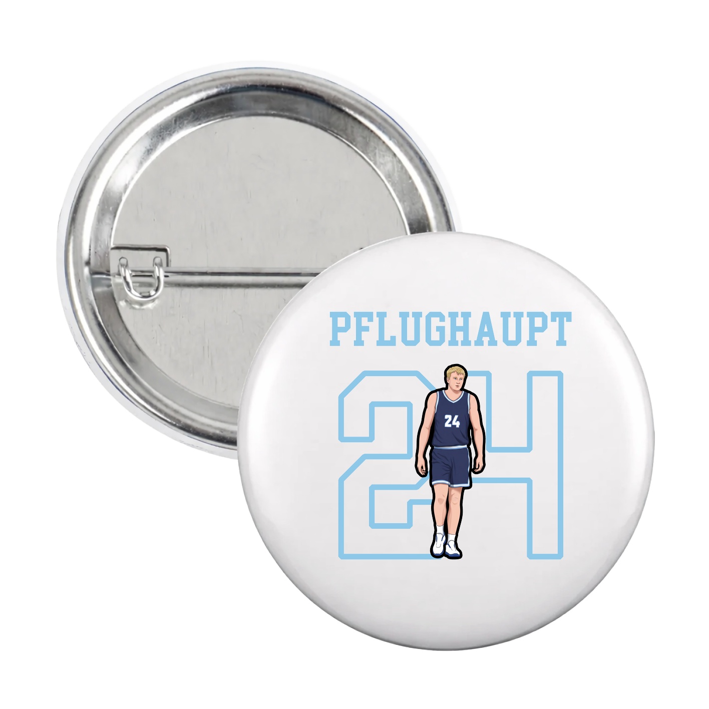 Game Day Button — Shirsey in White