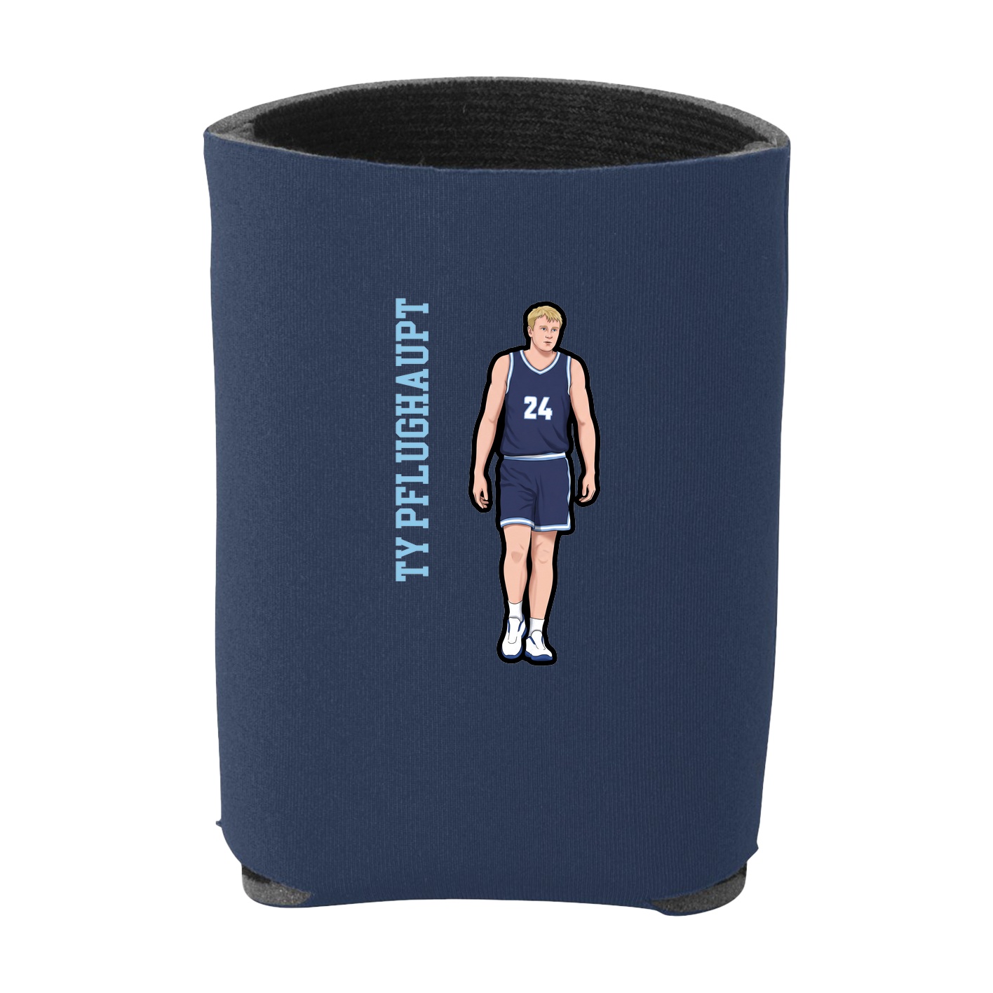 Can Holder — Name Vertical in Navy