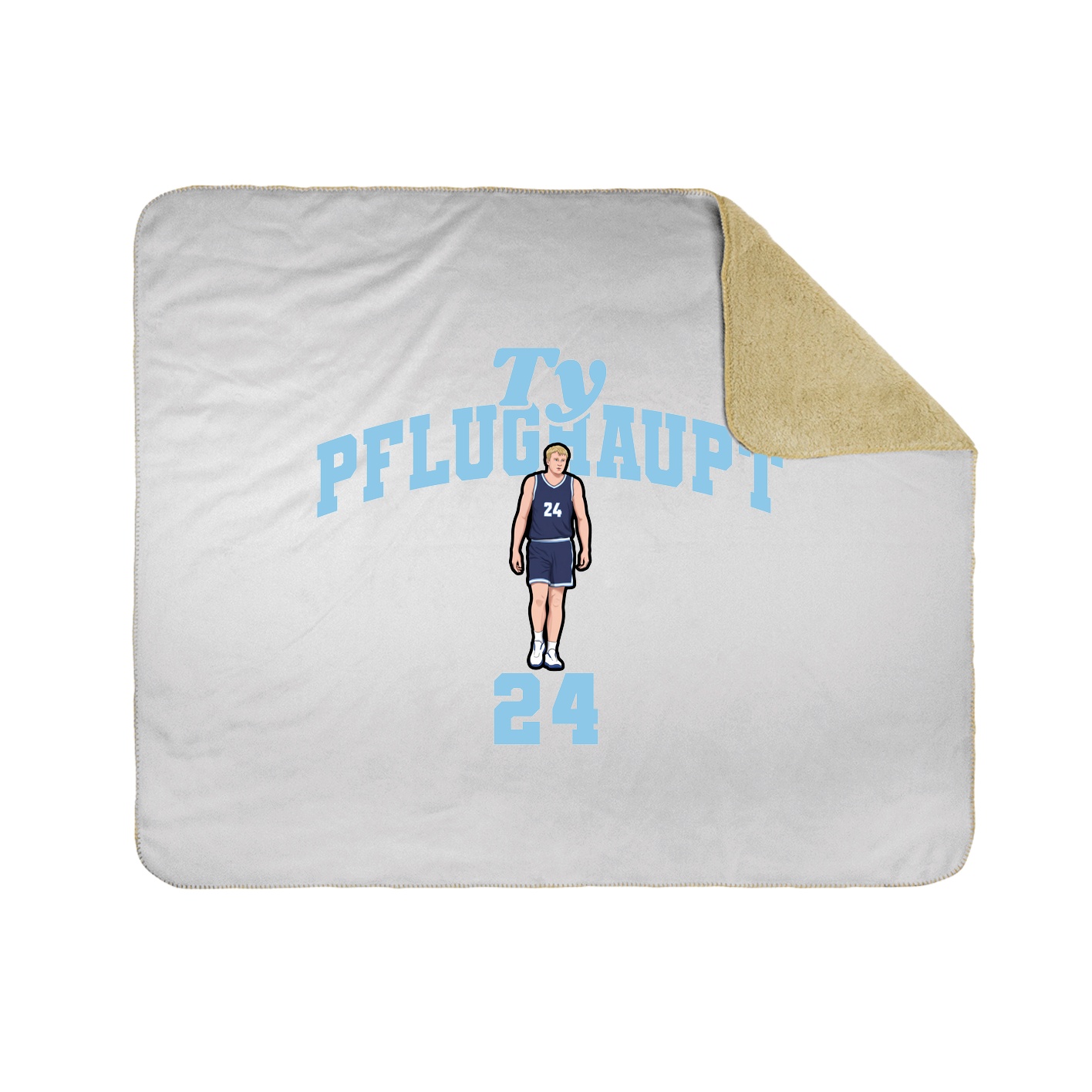 Throw Blanket — Signature Arch in White