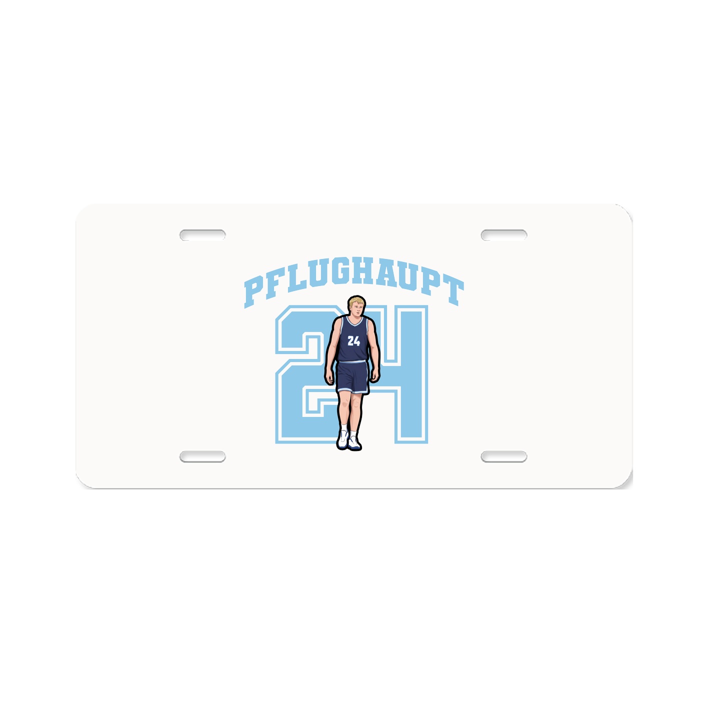 License Plate — Number in Classic