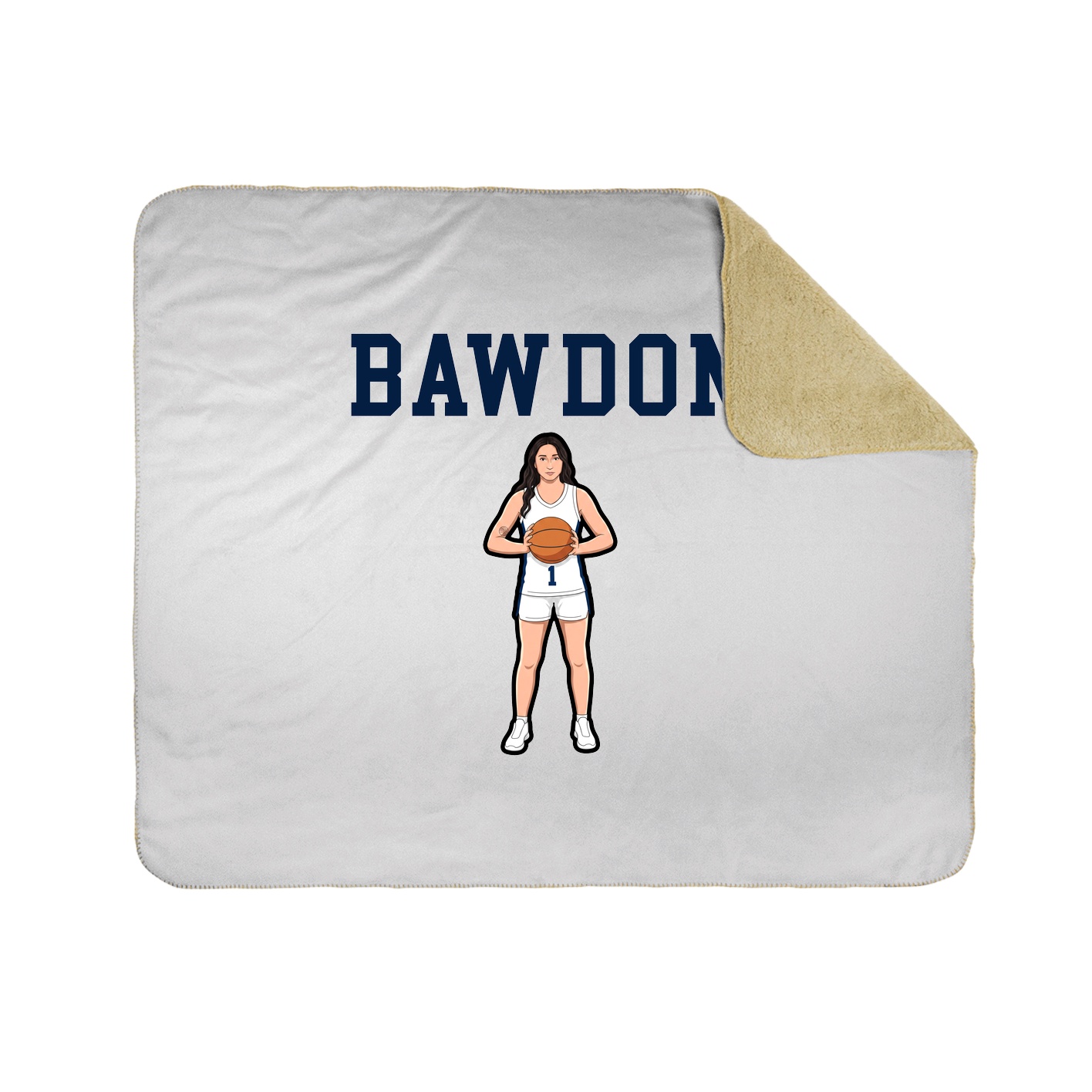 Throw Blanket — Shirsey in White