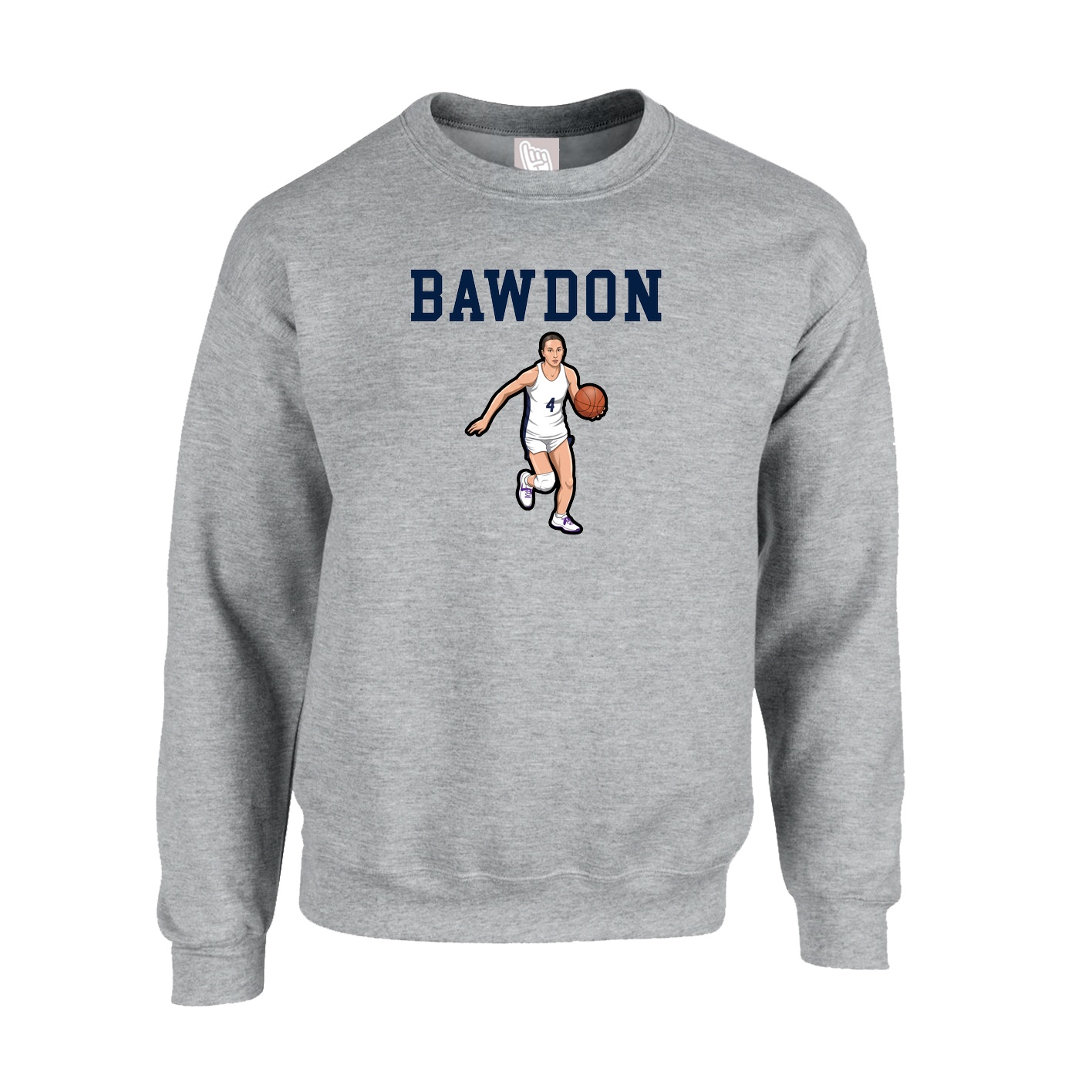 Fleece Crew — Shirsey in Grey