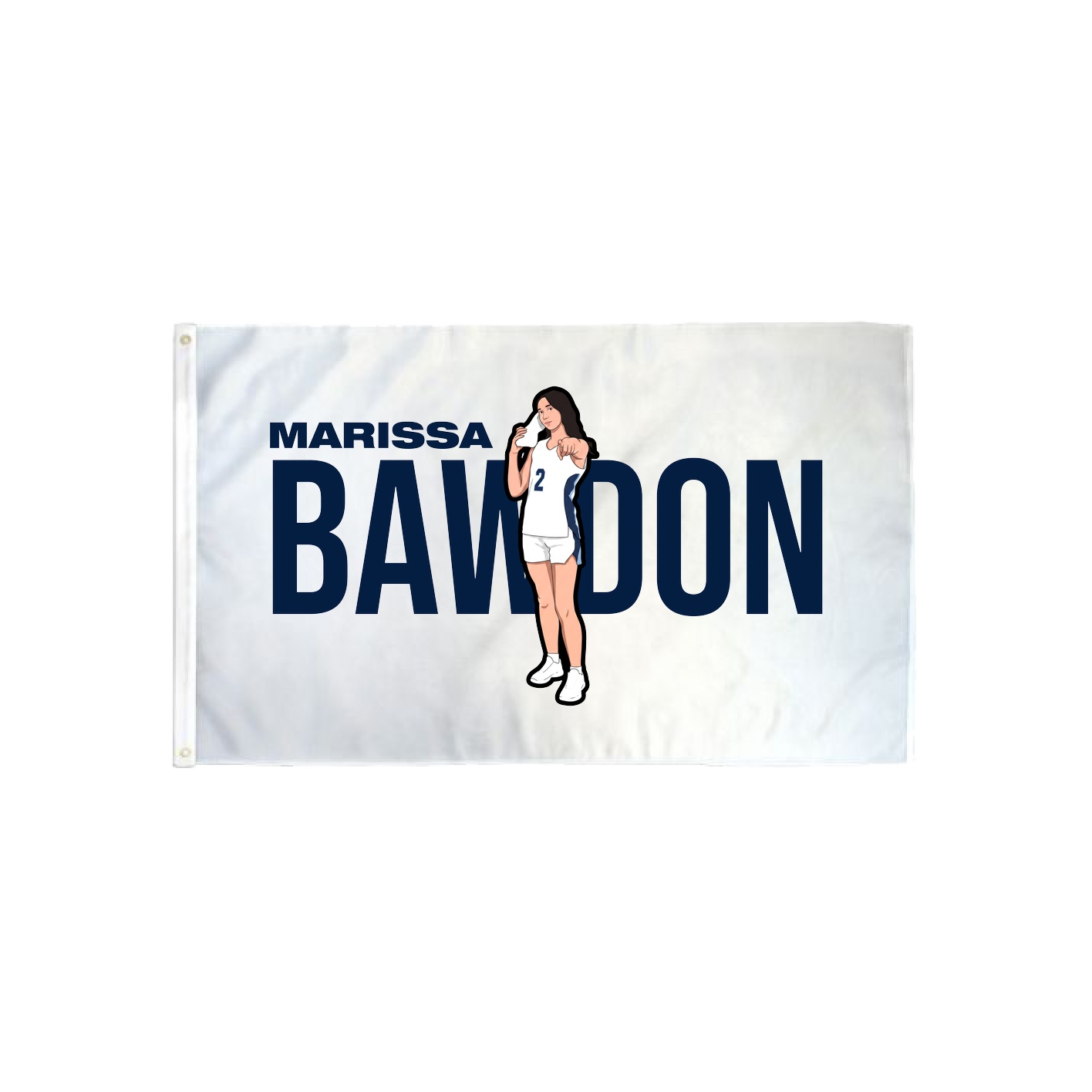 3x5 Flag — Player Name in Classic