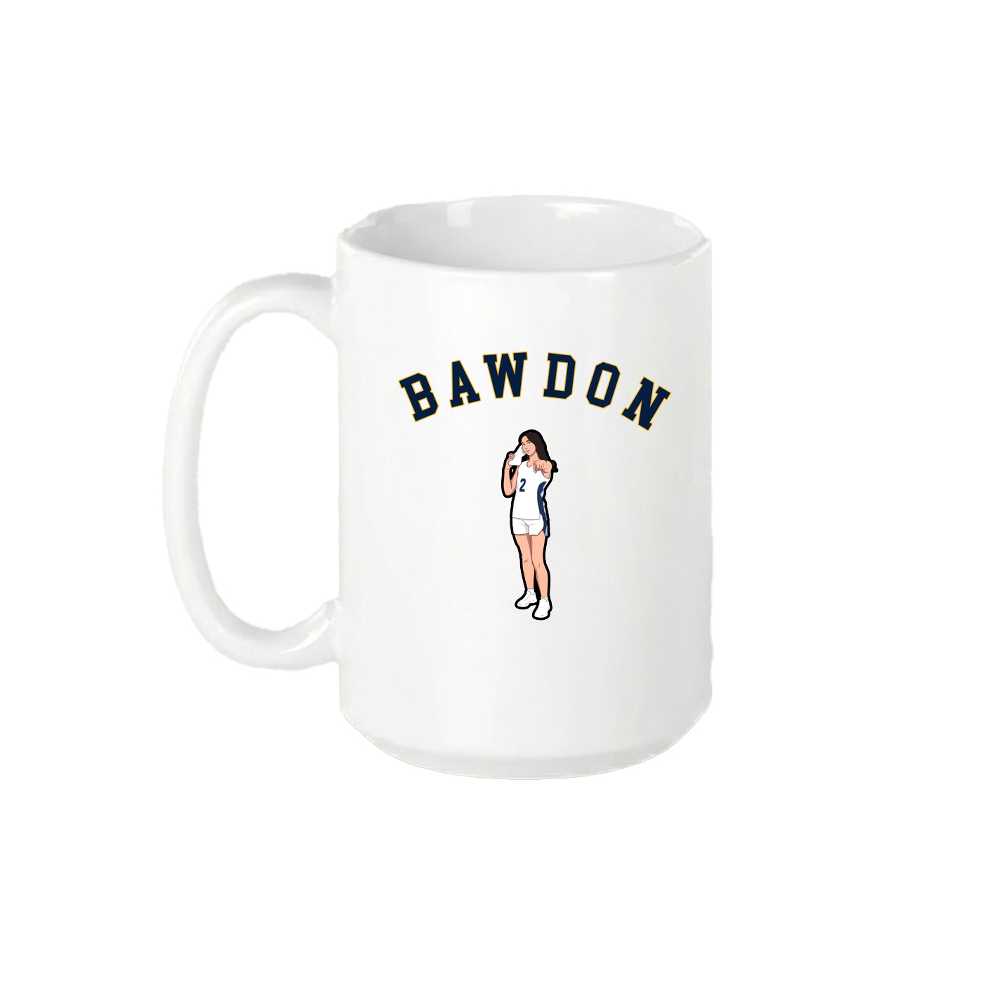 15oz Coffee Mug — Shirsey Arch in White