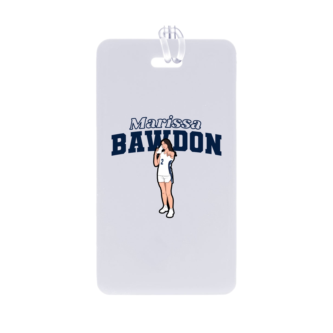 Bag Tag — Name Arch in Classic