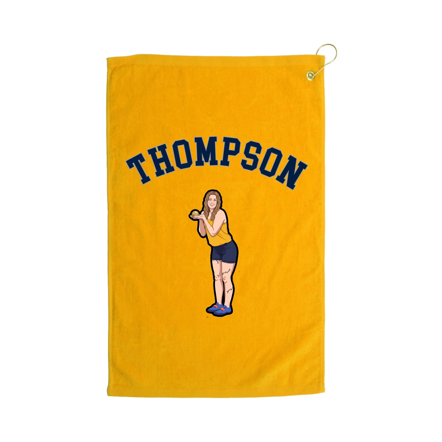 Golf Towel — Shirsey Arch in Gold