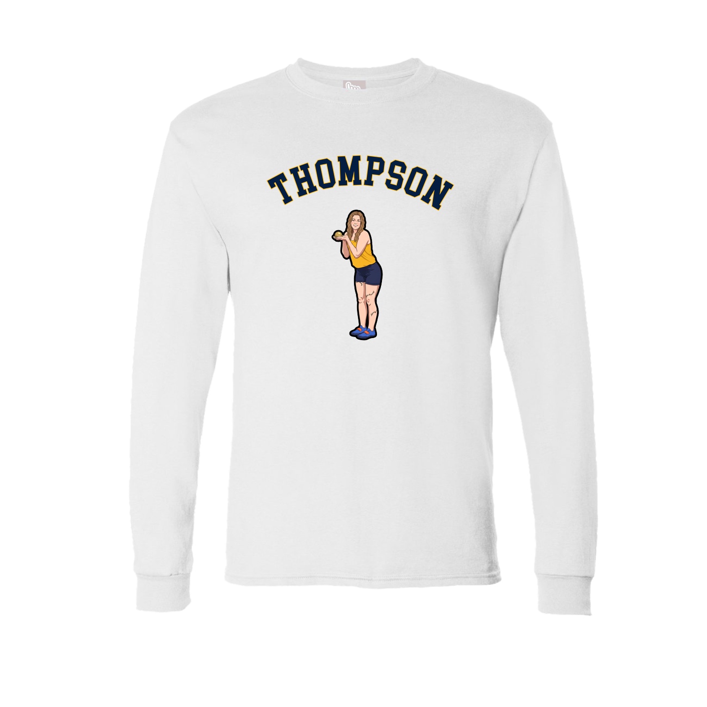 Long Sleeve Tee — Shirsey Arch in White