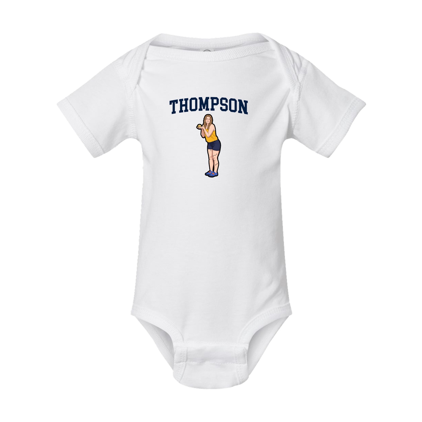 Baby Onesie — Shirsey in White