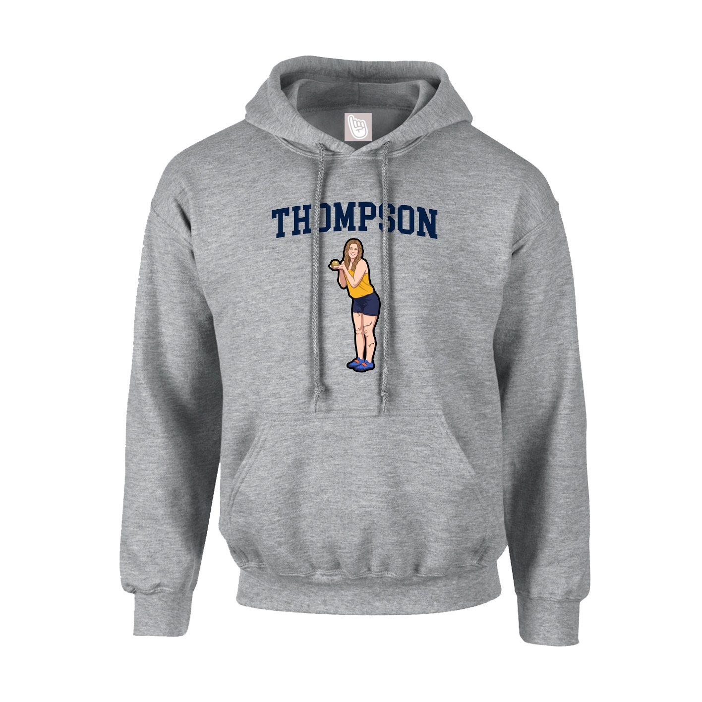 Hoodie — Shirsey in Grey
