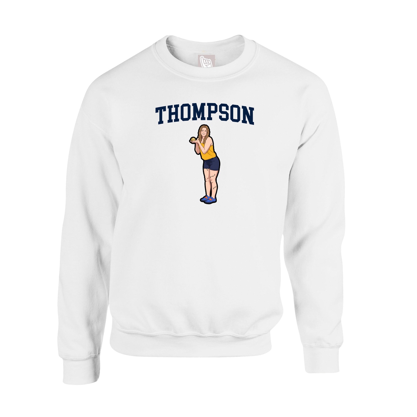 Fleece Crew — Shirsey in White
