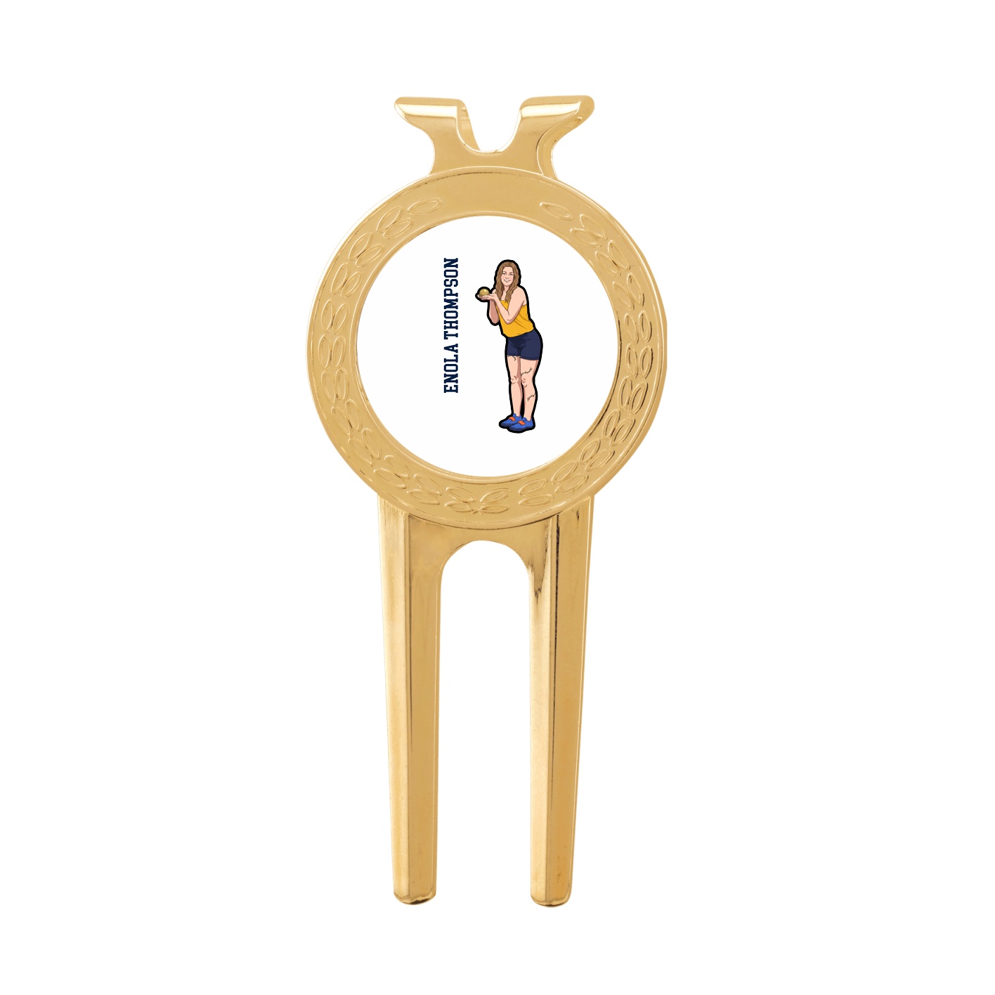 Divot Tool with Ball Marker — Name Vertical in Classic