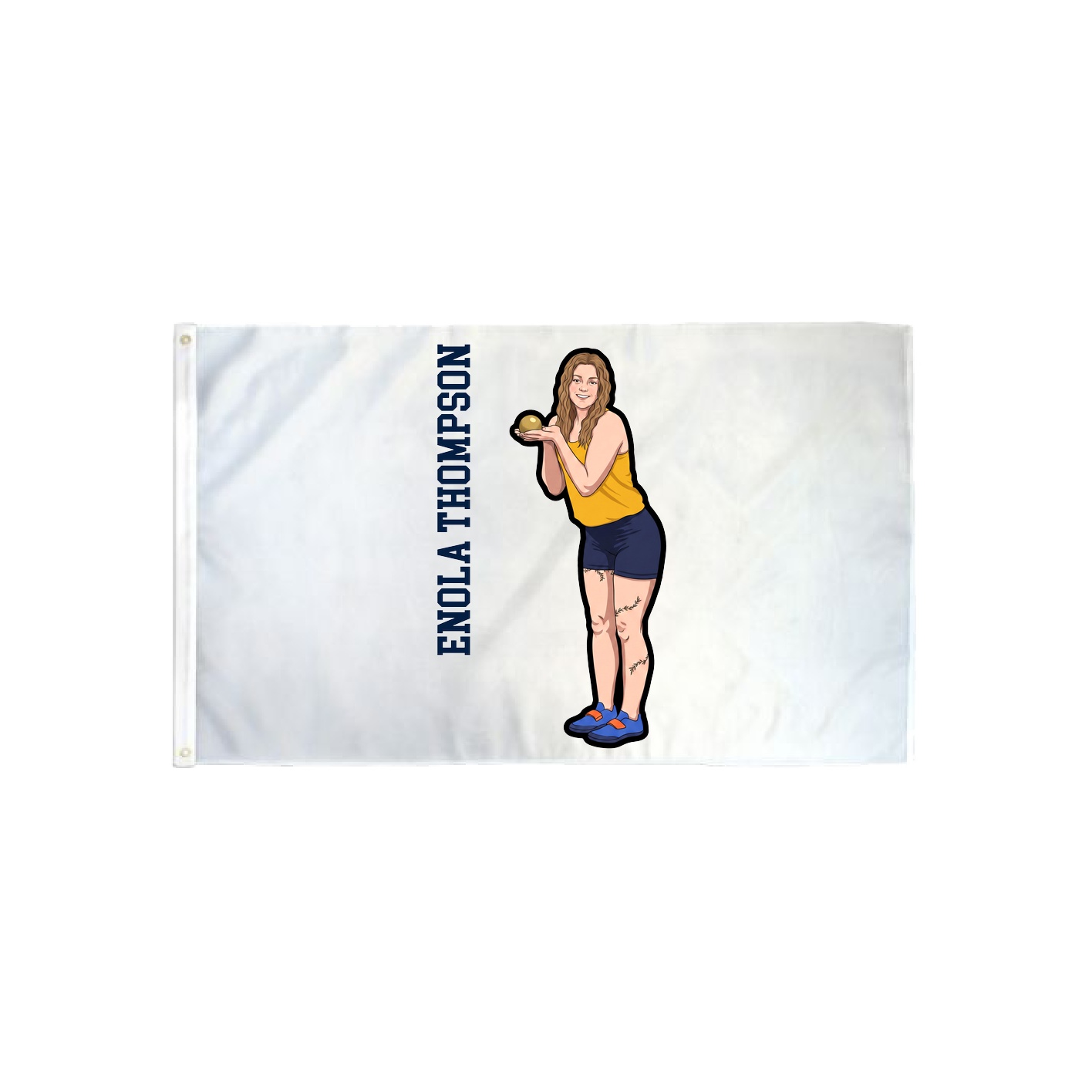 3x5 Flag — Name Vertical in Classic