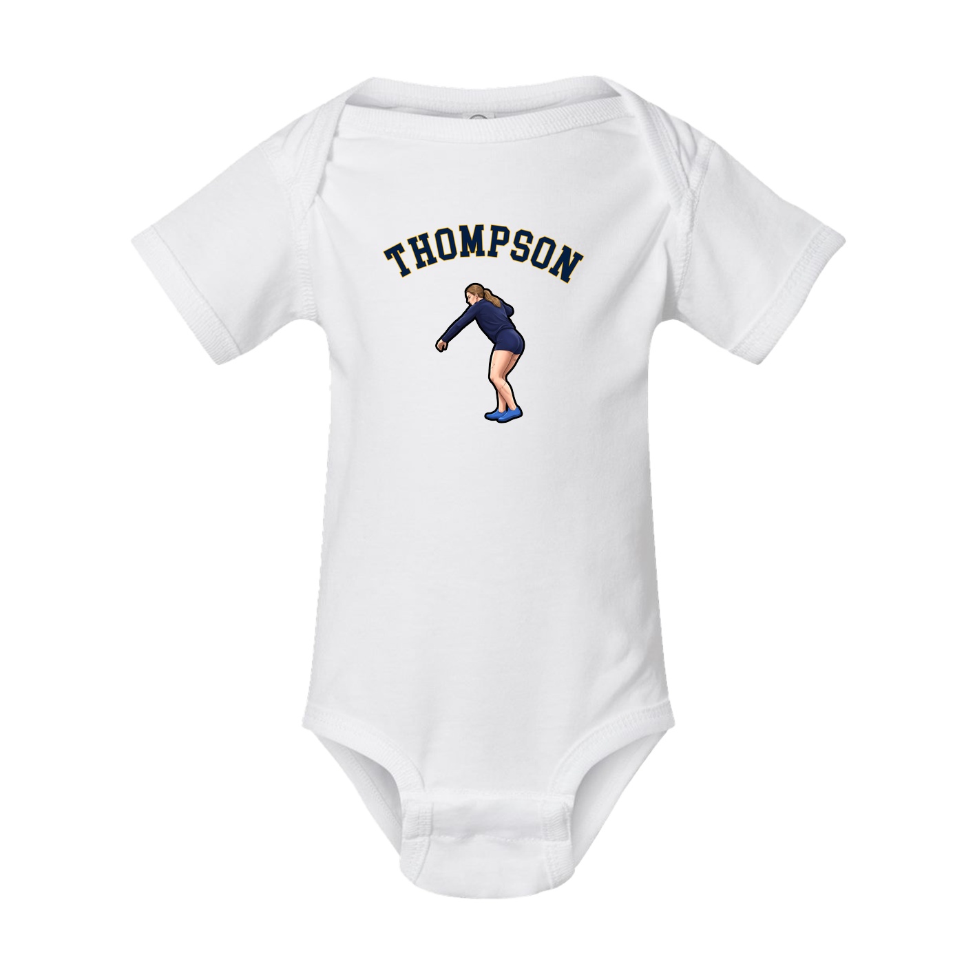 Baby Onesie — Shirsey Arch in White