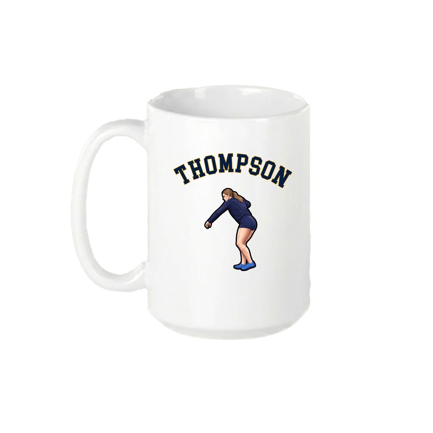 15oz Coffee Mug — Shirsey Arch in White