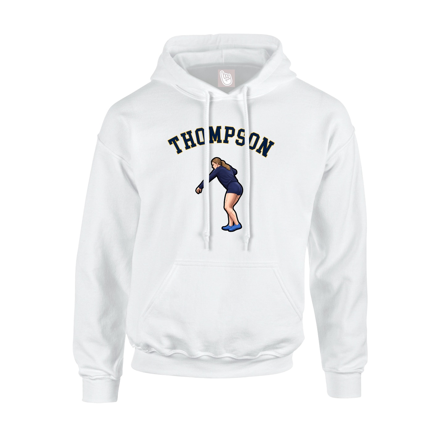 Youth Hoodie — Shirsey Arch in White