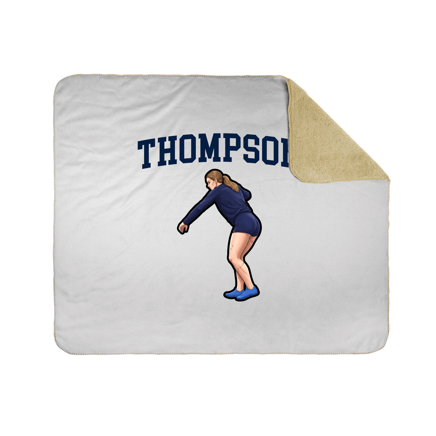 Throw Blanket — Shirsey in White