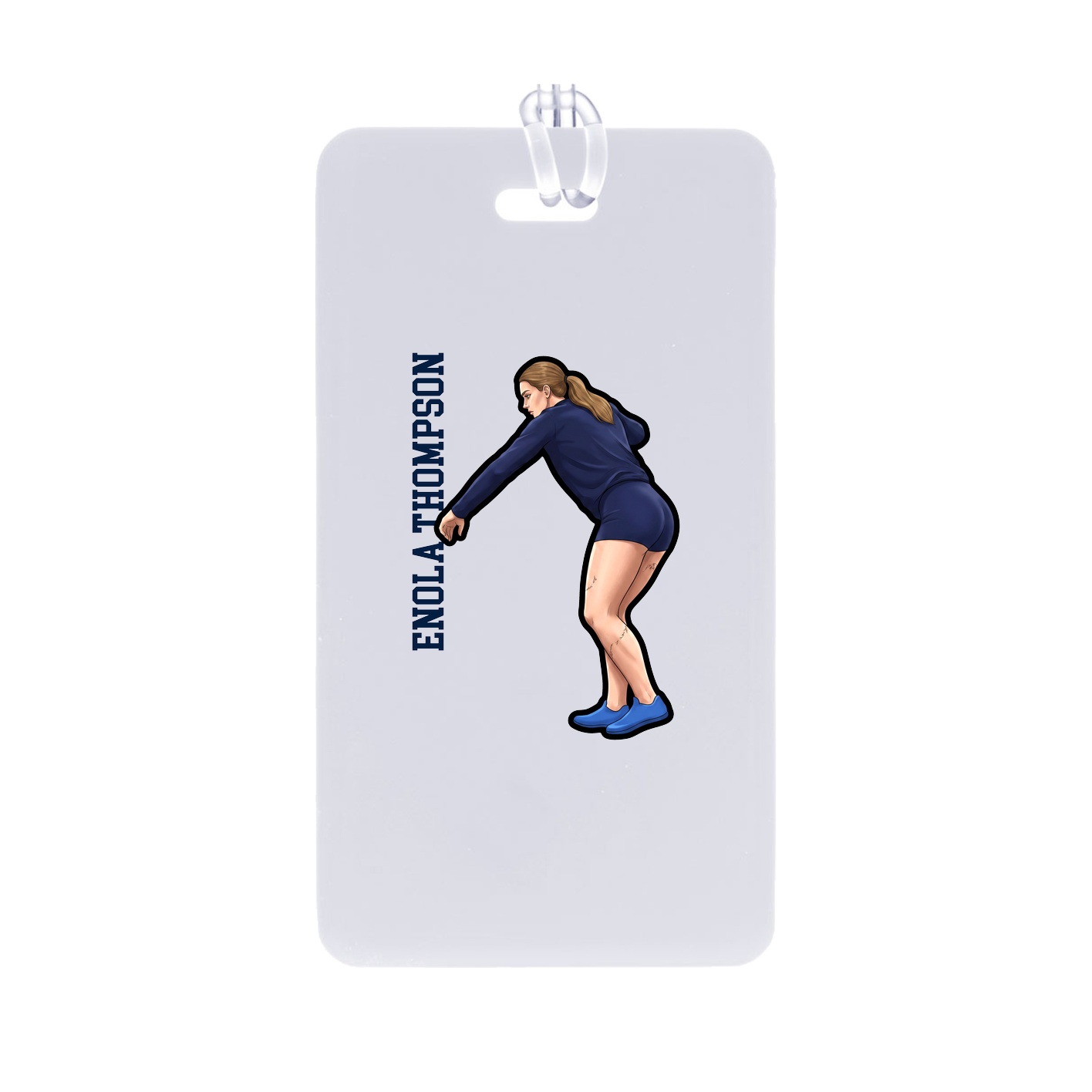Bag Tag — Name Vertical in Classic