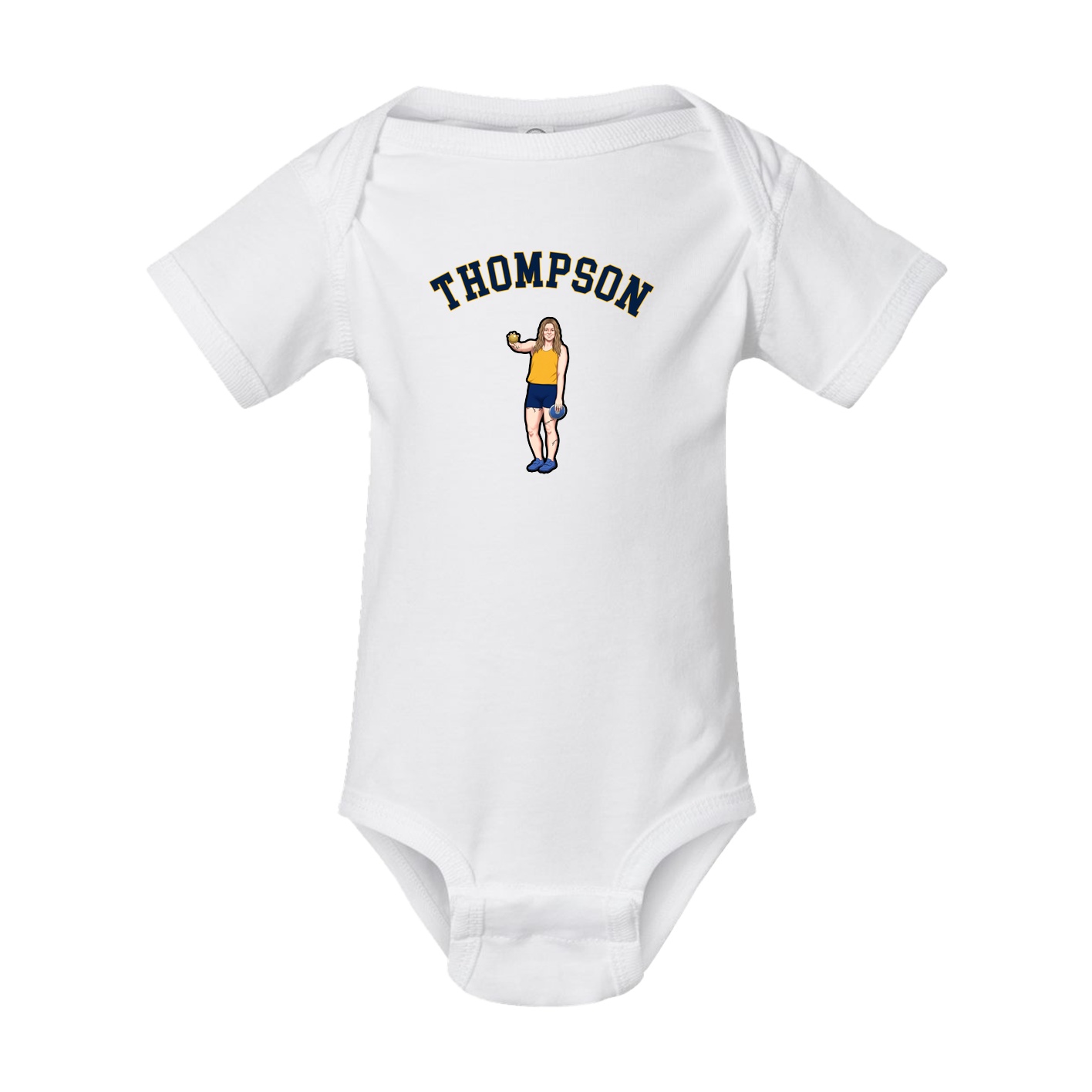 Baby Onesie — Shirsey Arch in White