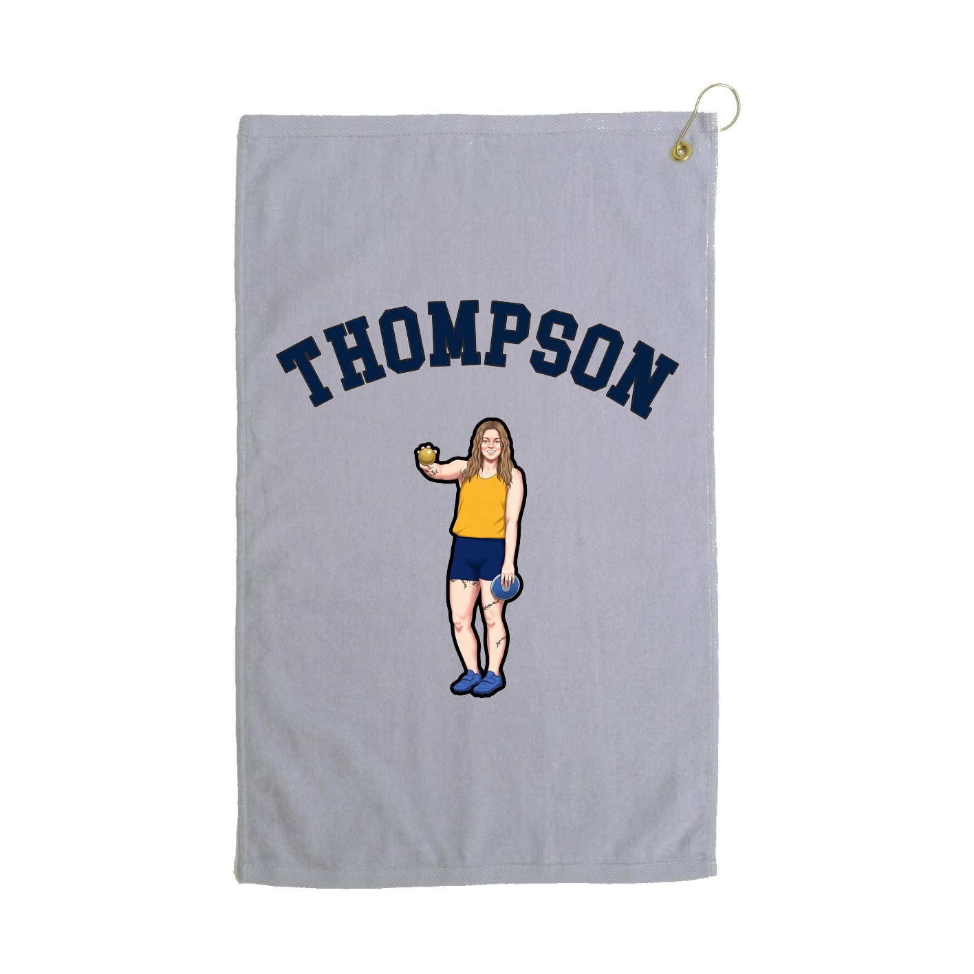 Golf Towel — Shirsey Arch in Grey