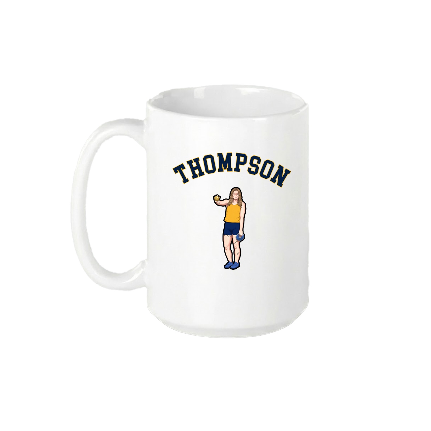 15oz Coffee Mug — Shirsey Arch in White