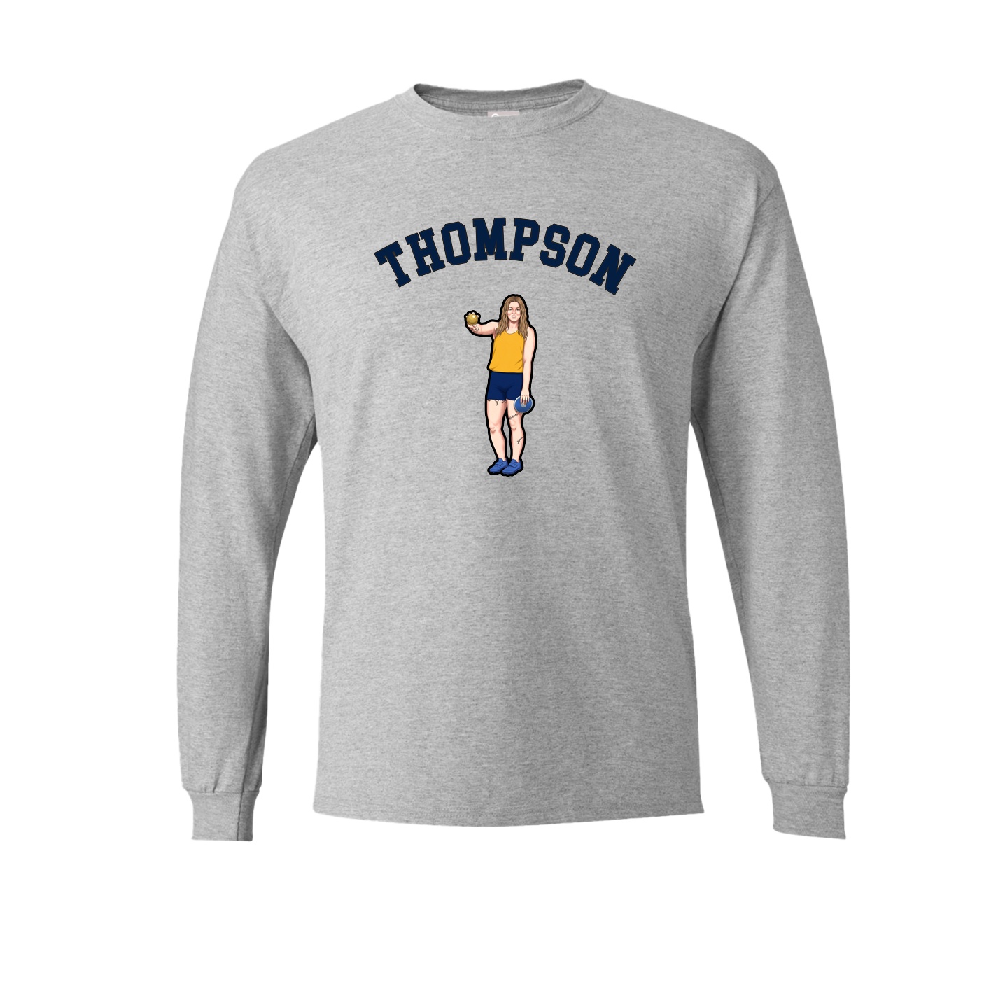 Long Sleeve Tee — Shirsey Arch in Grey
