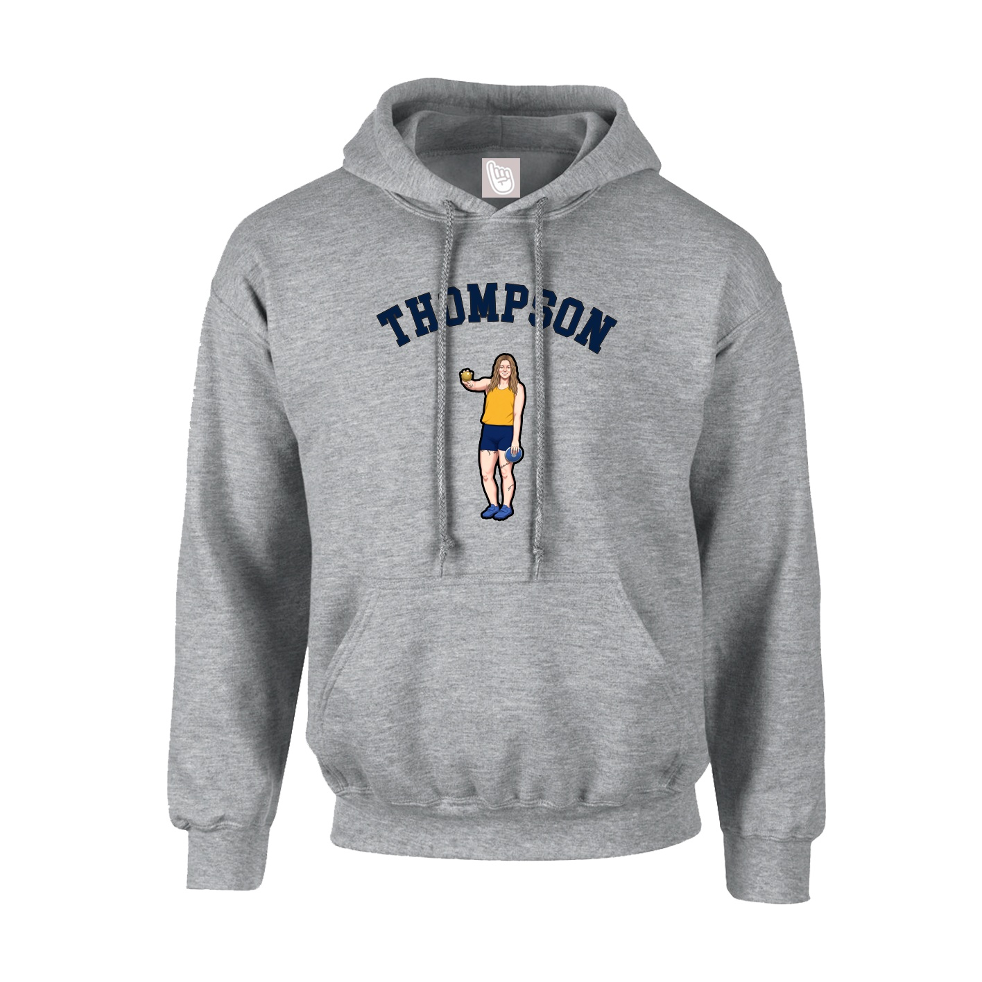 Hoodie — Shirsey Arch in Grey