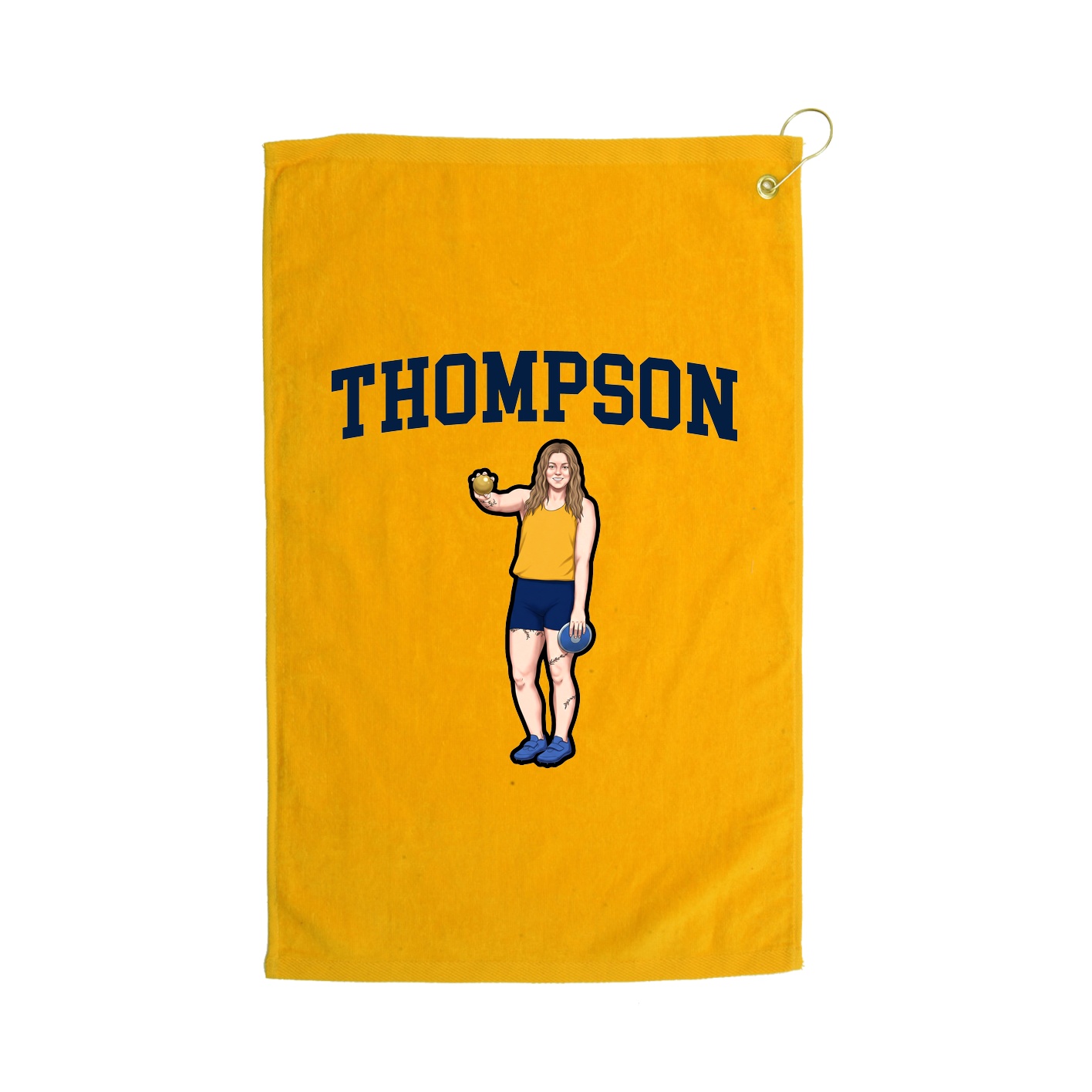 Golf Towel — Shirsey in Gold