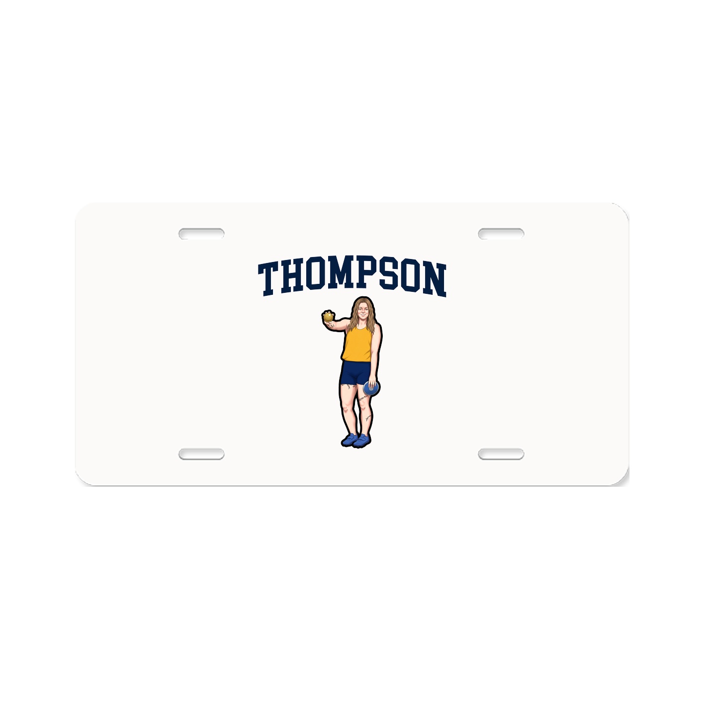 License Plate — Shirsey in Classic