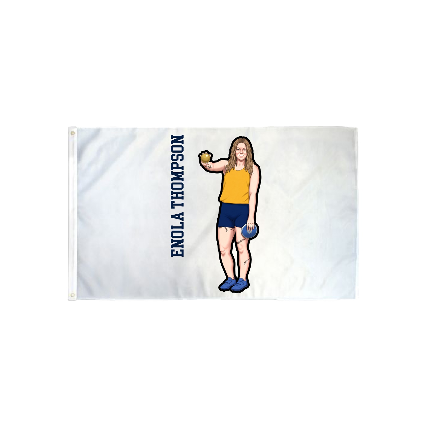 3x5 Flag — Name Vertical in Classic