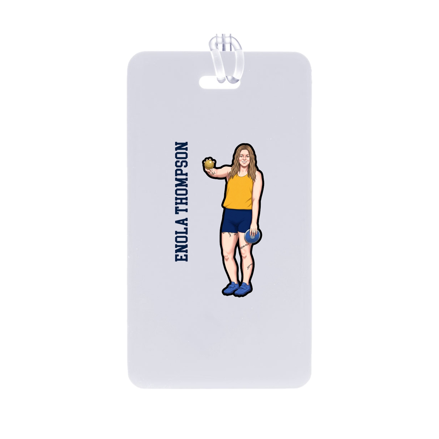 Bag Tag — Name Vertical in Classic