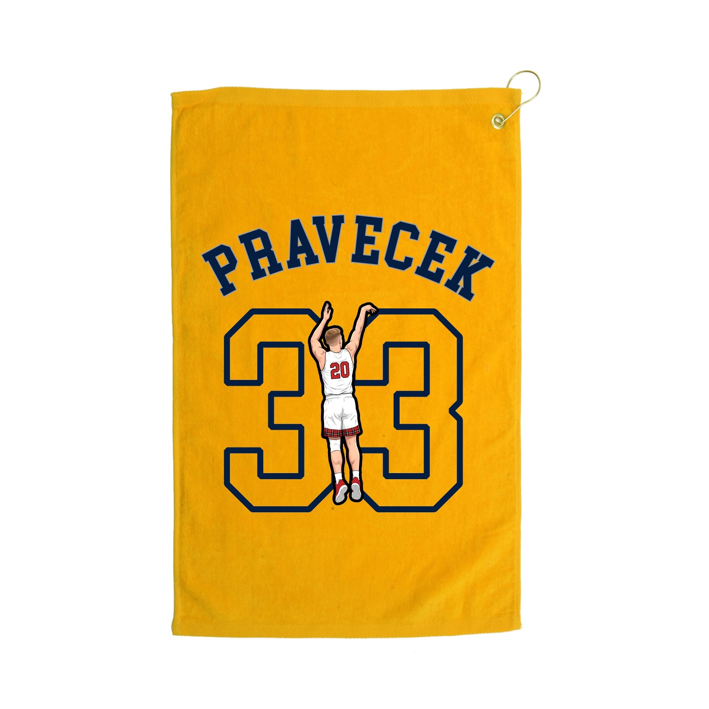 Golf Towel — Shirsey Arch in Gold