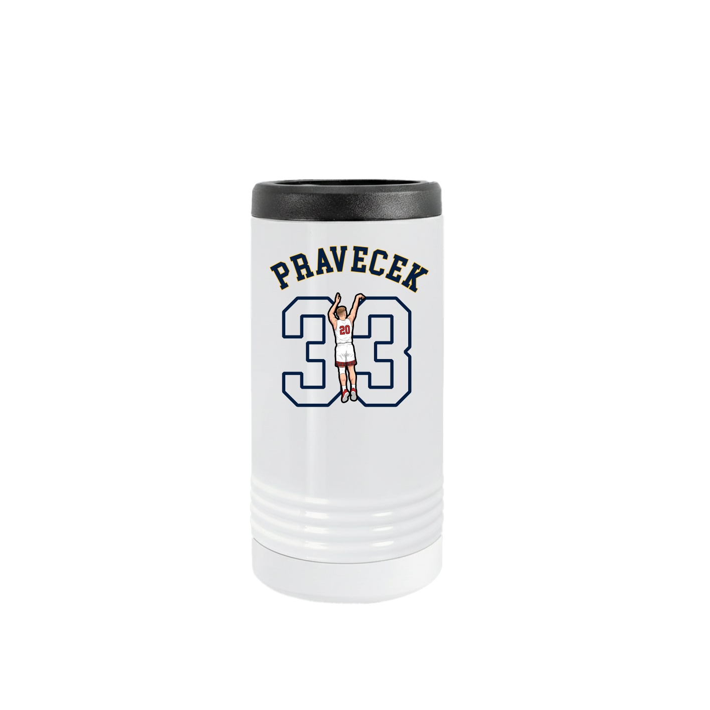 Slim Beverage Holder — Shirsey Arch in White