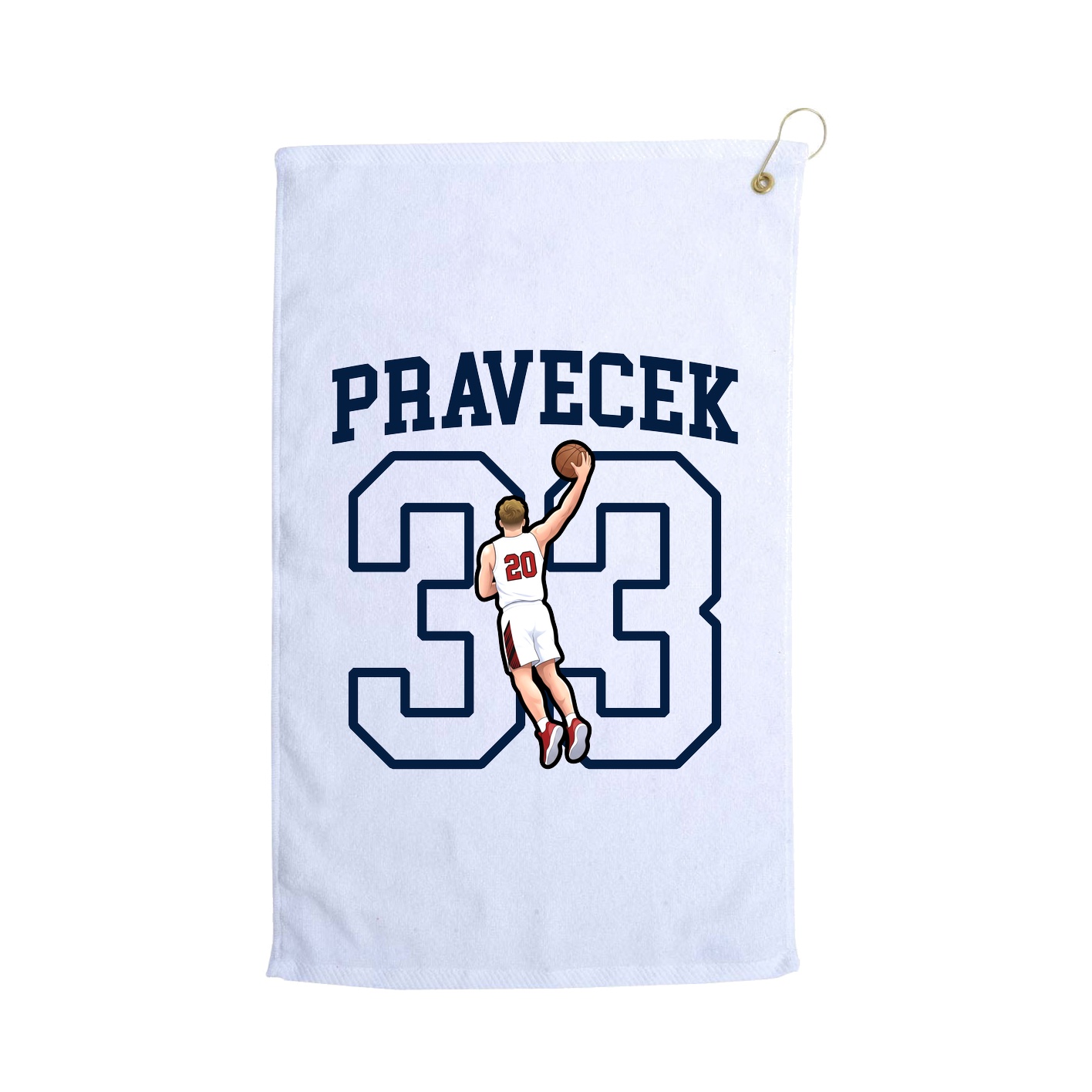 Golf Towel — Shirsey in White