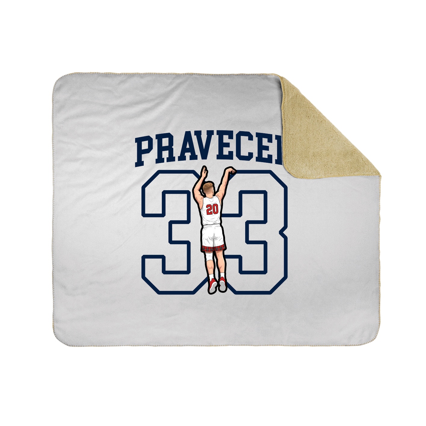 Throw Blanket — Shirsey in White