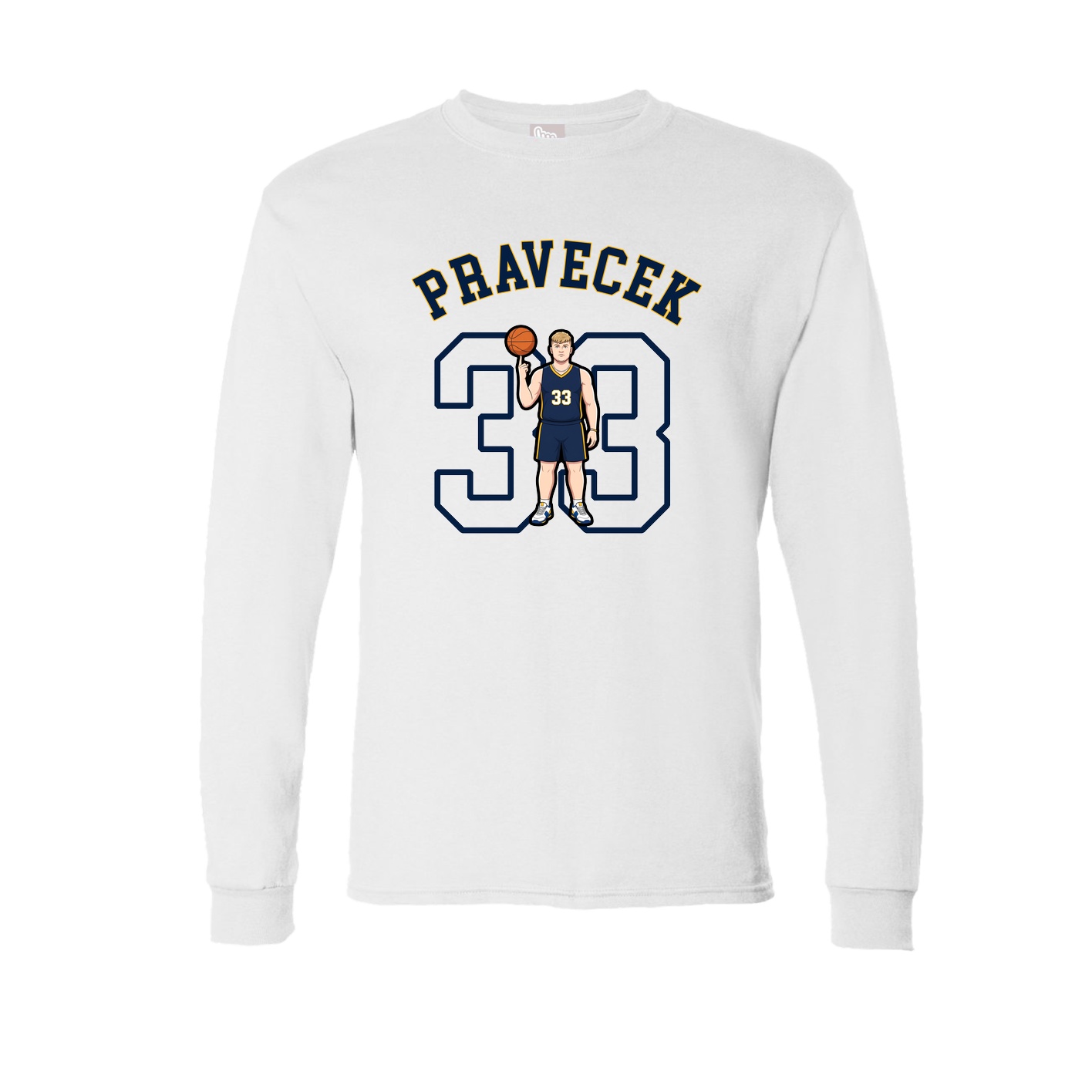 Long Sleeve Tee — Shirsey Arch in White