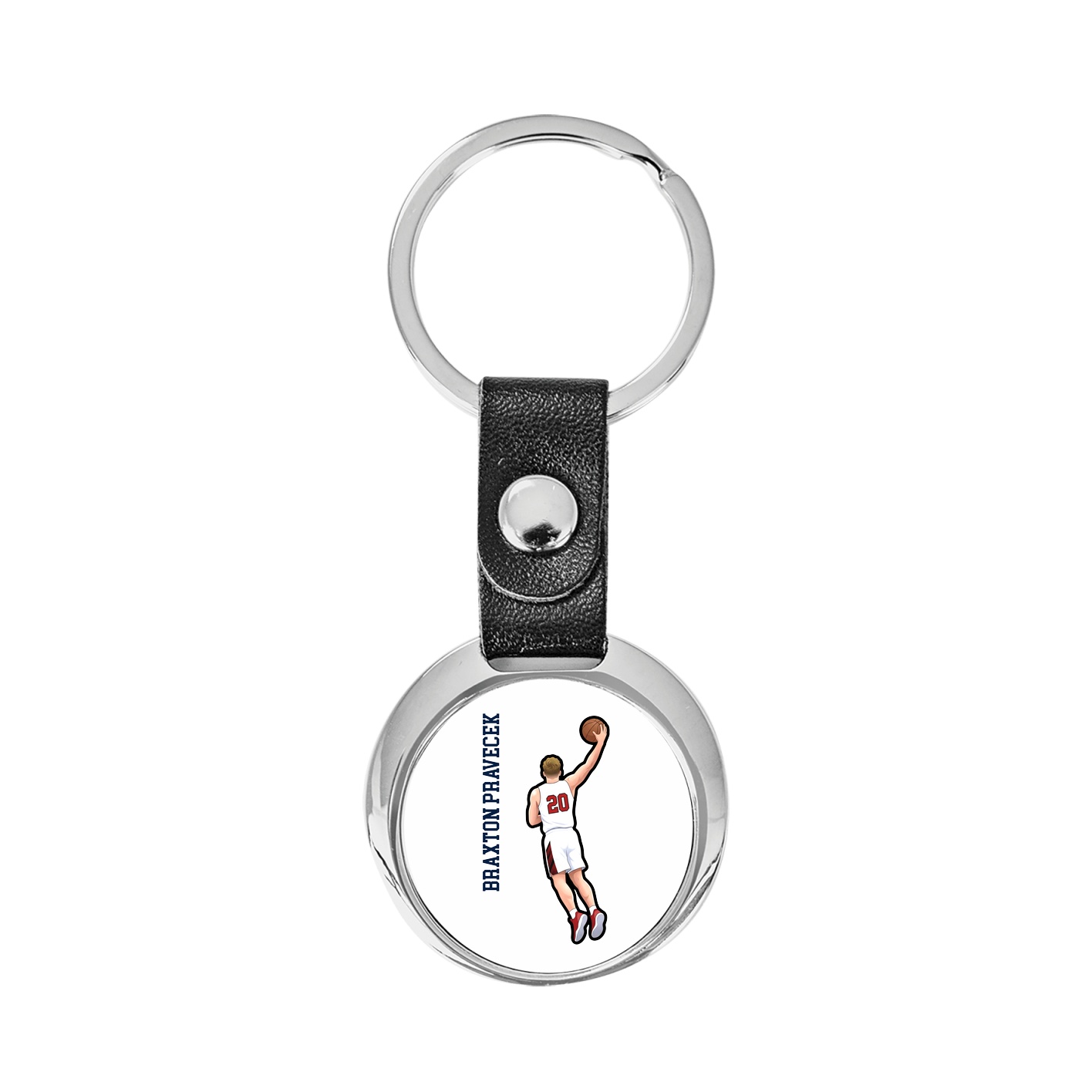 Key Chain — Name Vertical in Classic