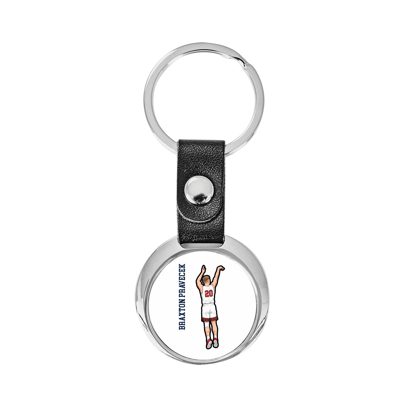 Key Chain — Name Vertical in Classic