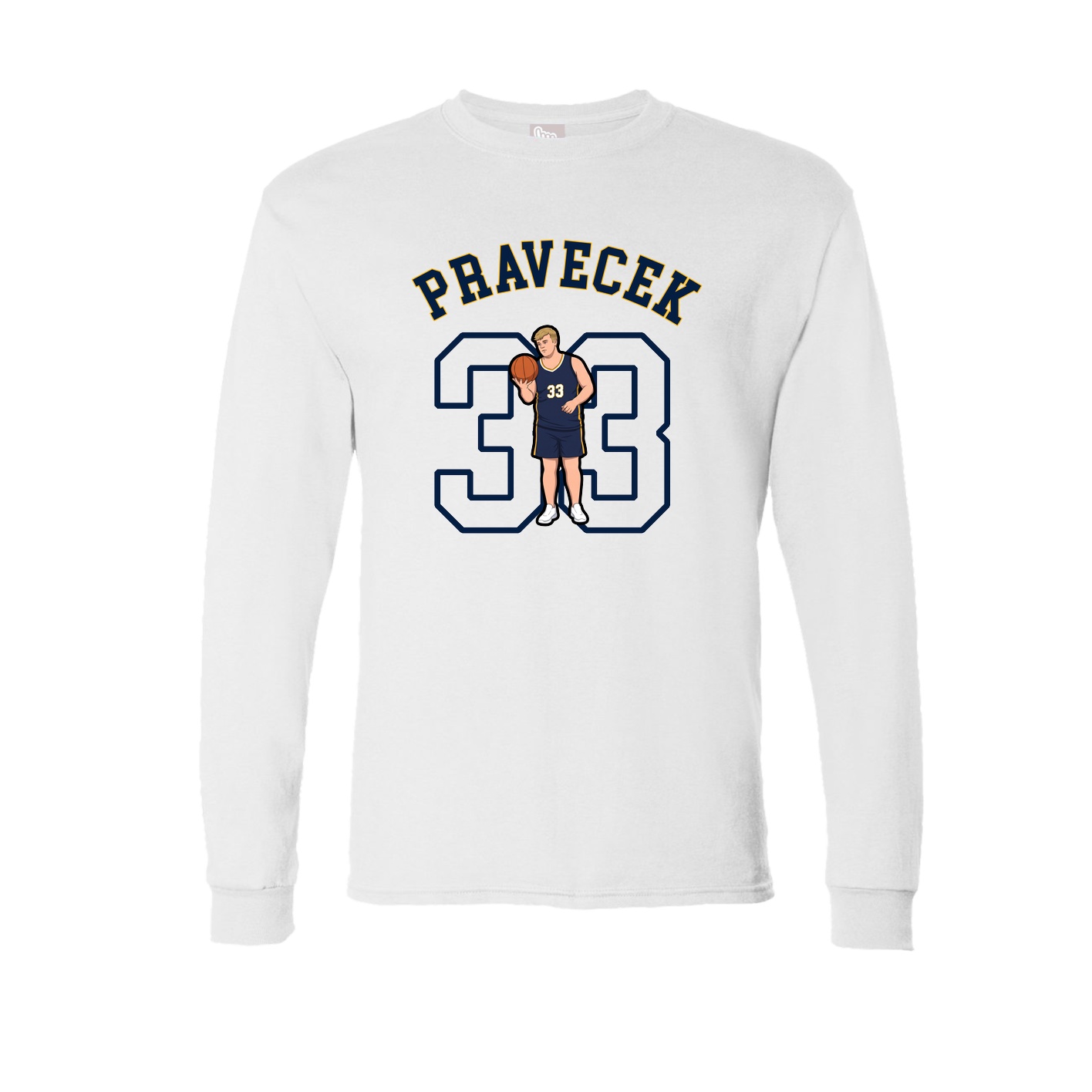 Long Sleeve Tee — Shirsey Arch in White