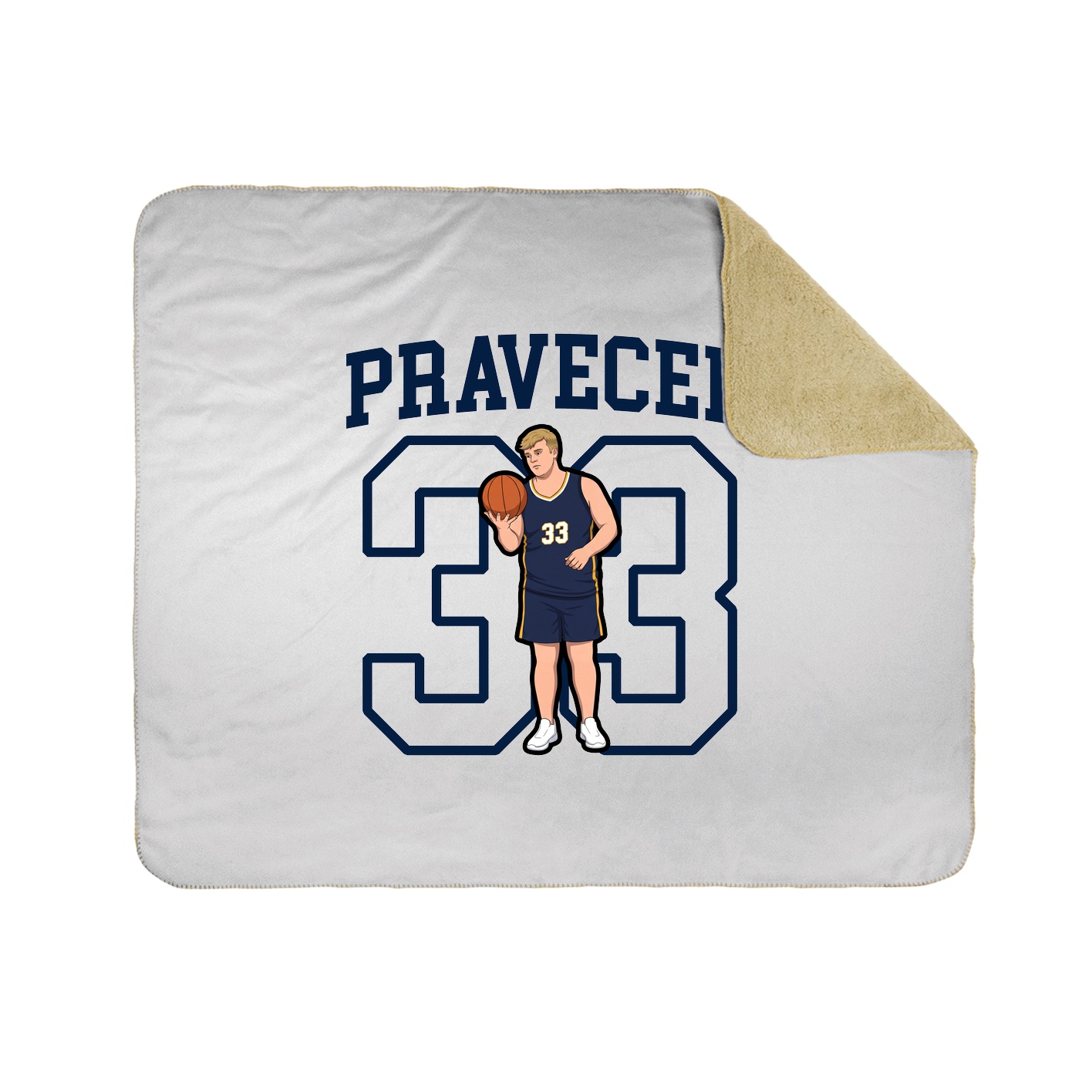 Throw Blanket — Shirsey in White