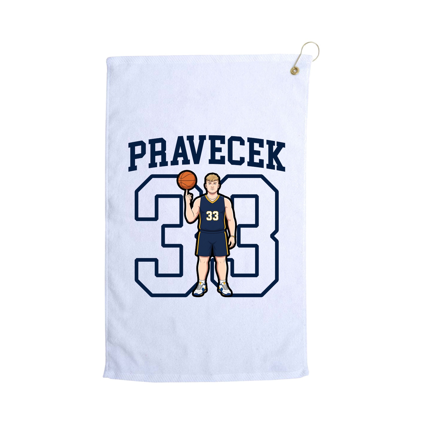 Golf Towel — Shirsey in White