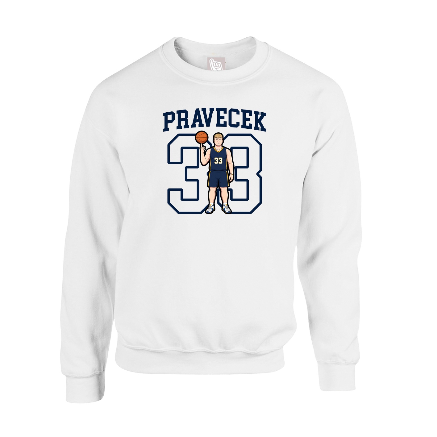 Fleece Crew — Shirsey in White