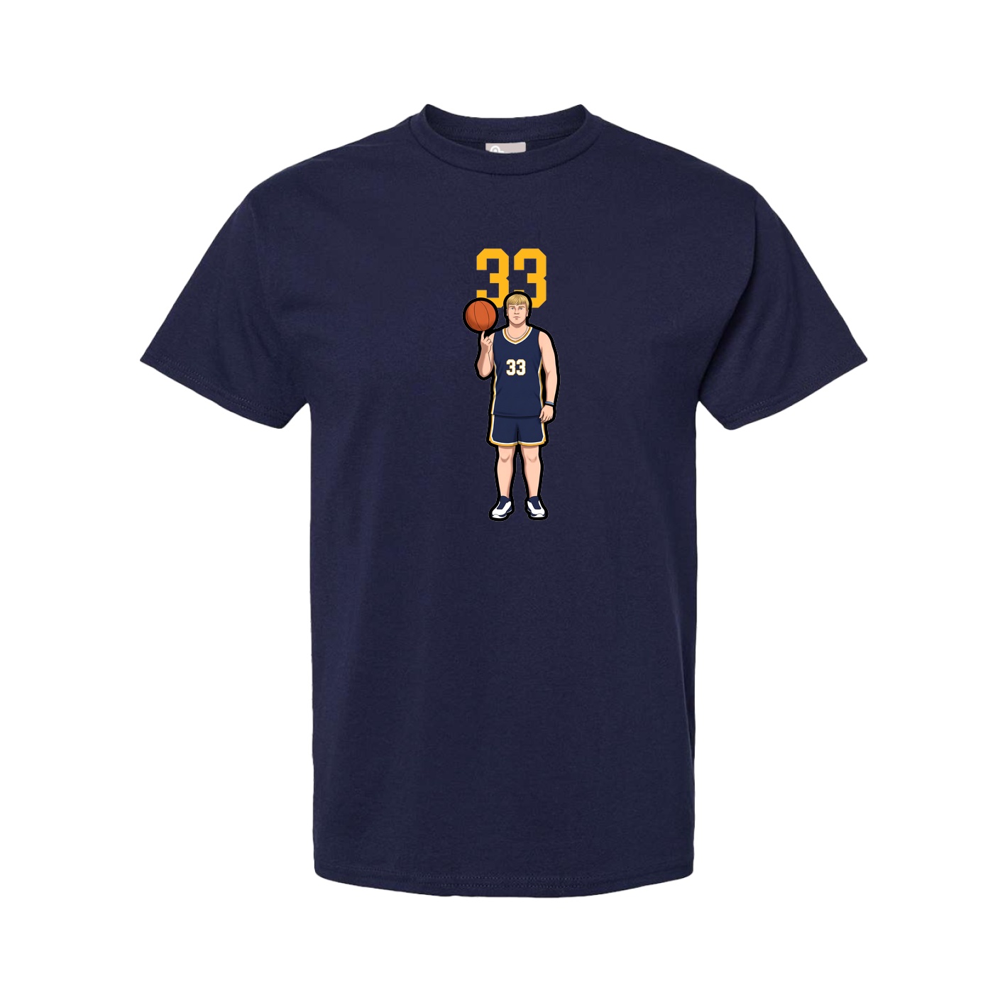Youth Tee — Number Top in Navy